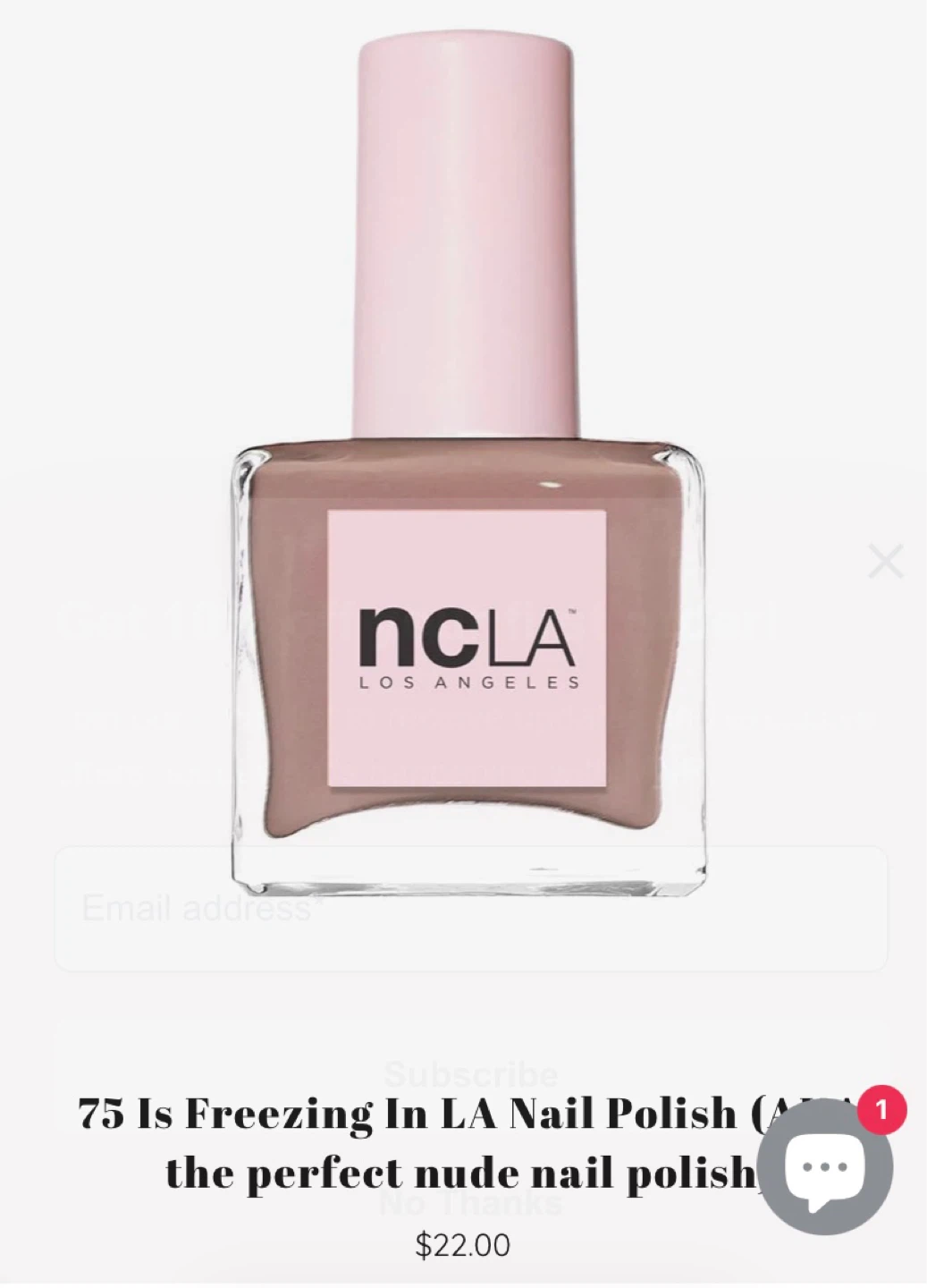 New NCLA vegan nail polish. Nude color. - photo 4