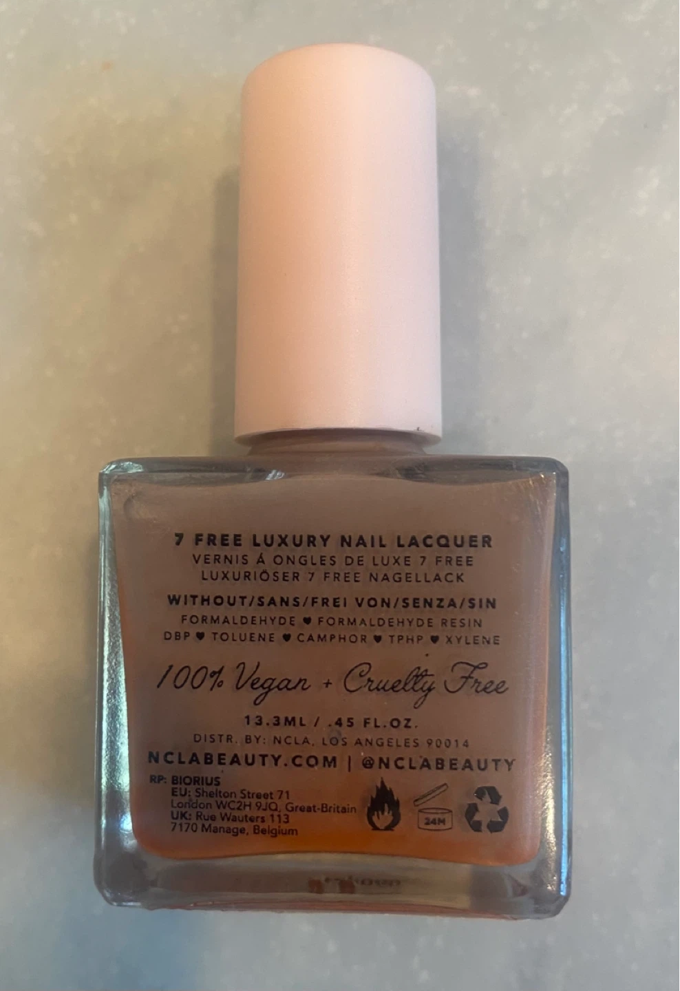New NCLA vegan nail polish. Nude color. - photo 2