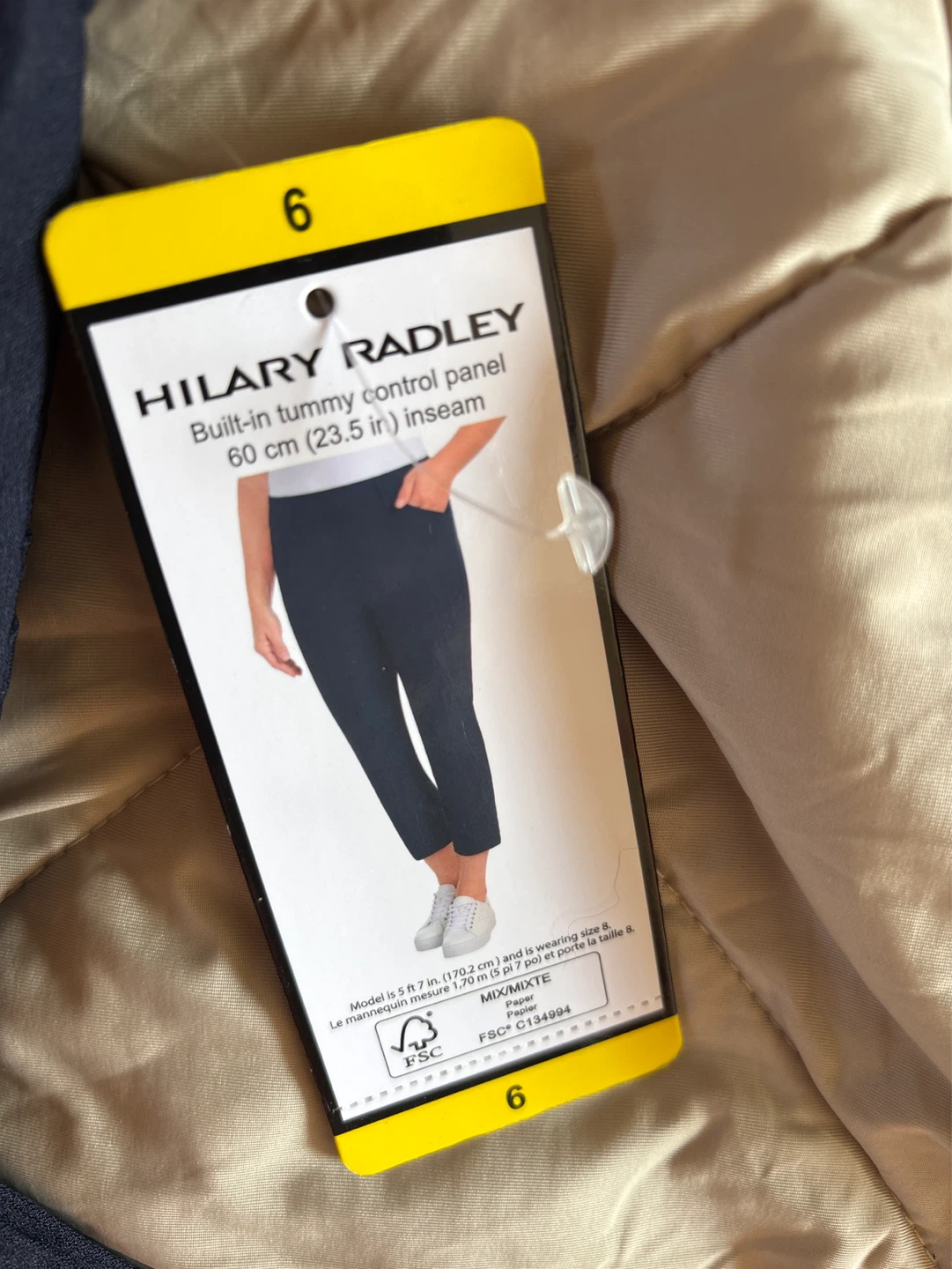 HILARY RADLEY Navy Pants Size 6 - photo 2