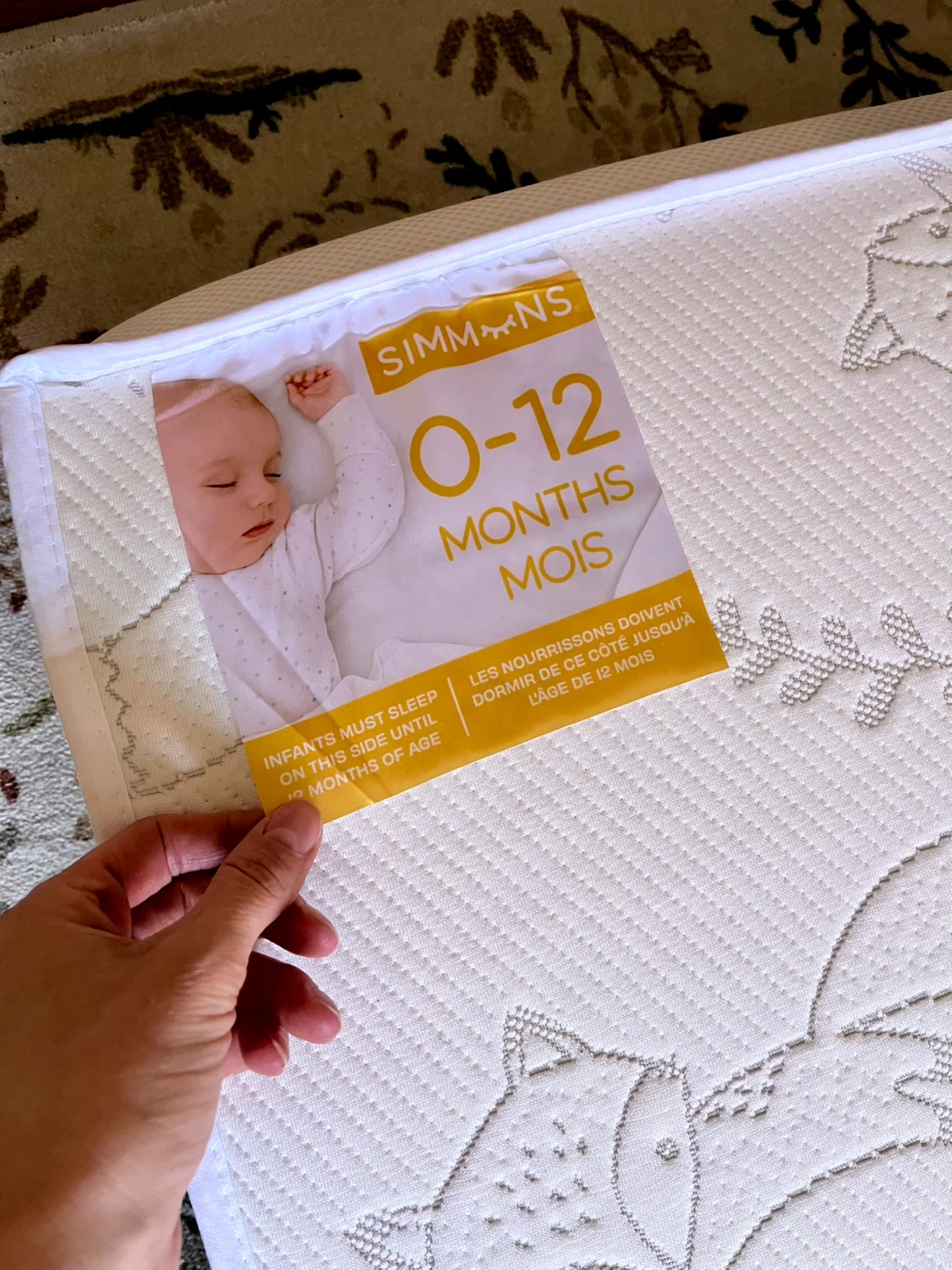 Crib Mattress + Protector - photo 4