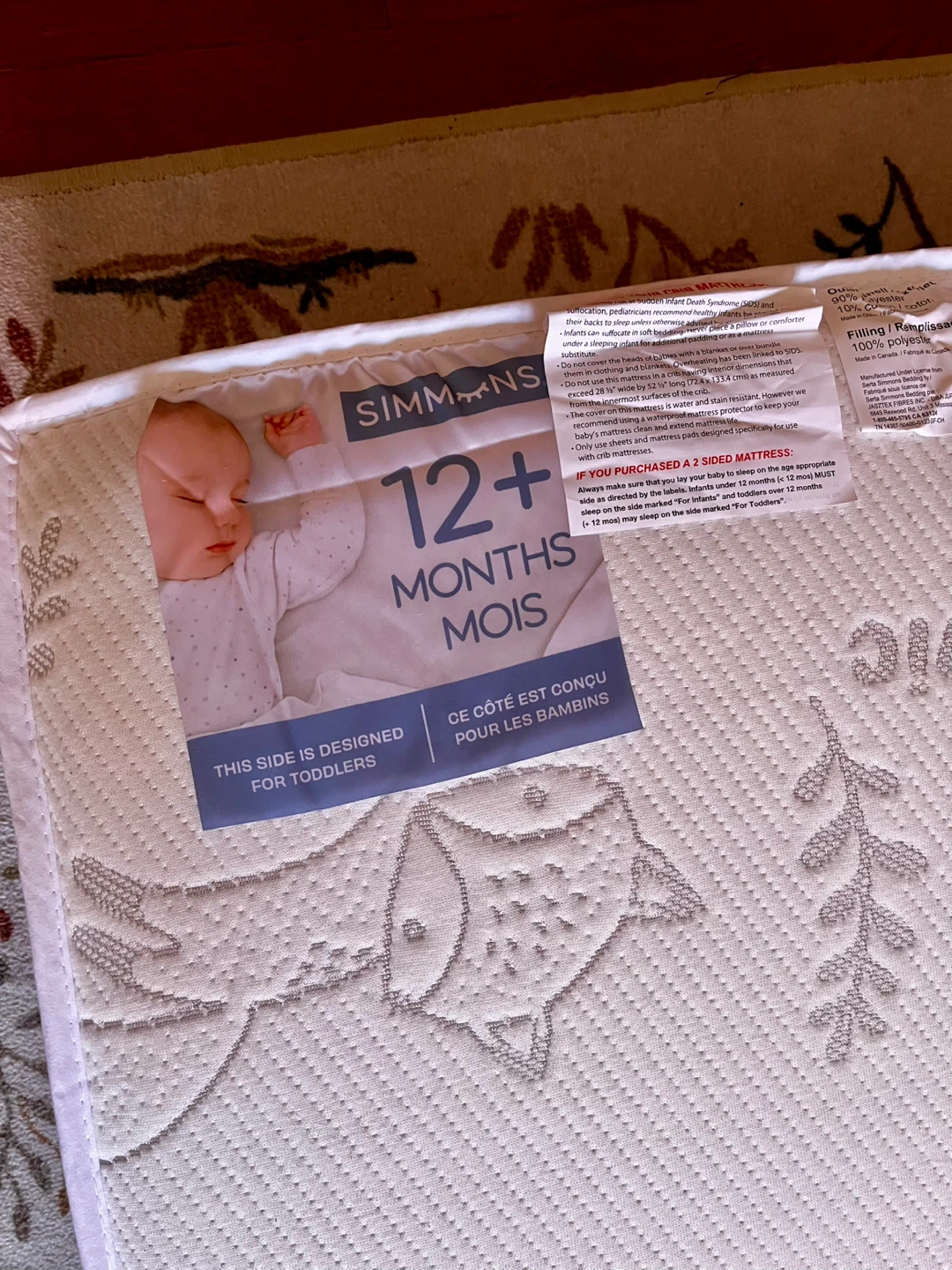Crib Mattress + Protector - photo 5
