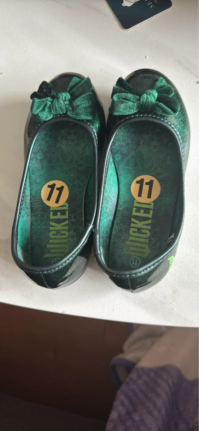 Wicked Glitter Ballet Flats - Size 11