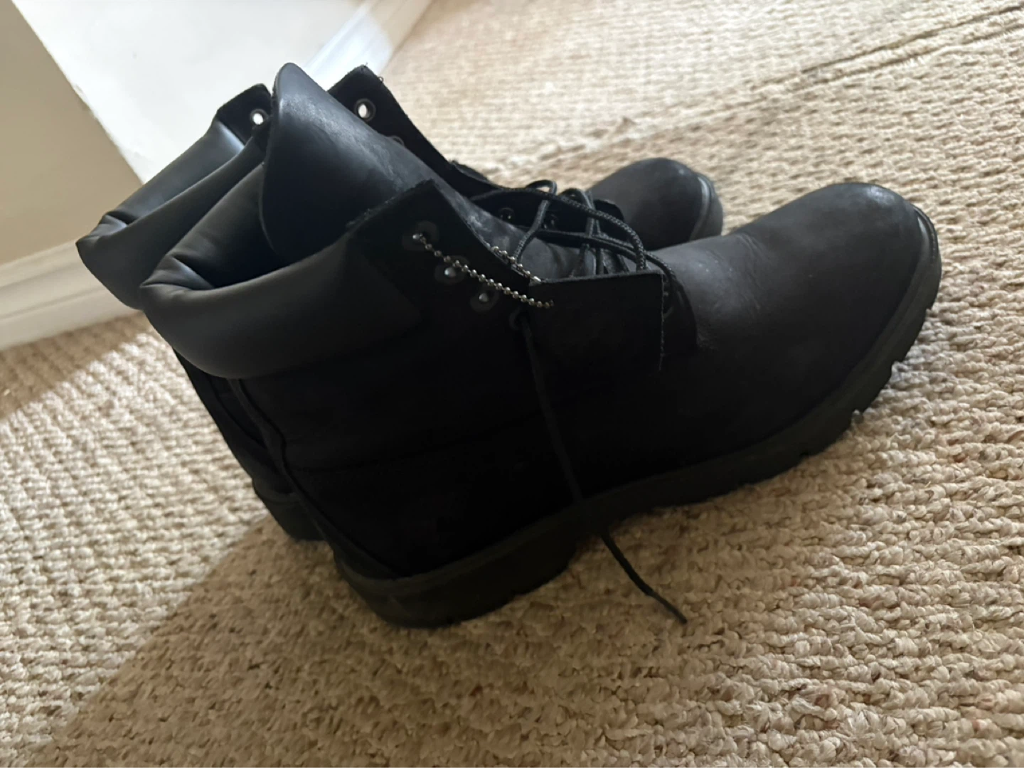 Black Timberland Boots
