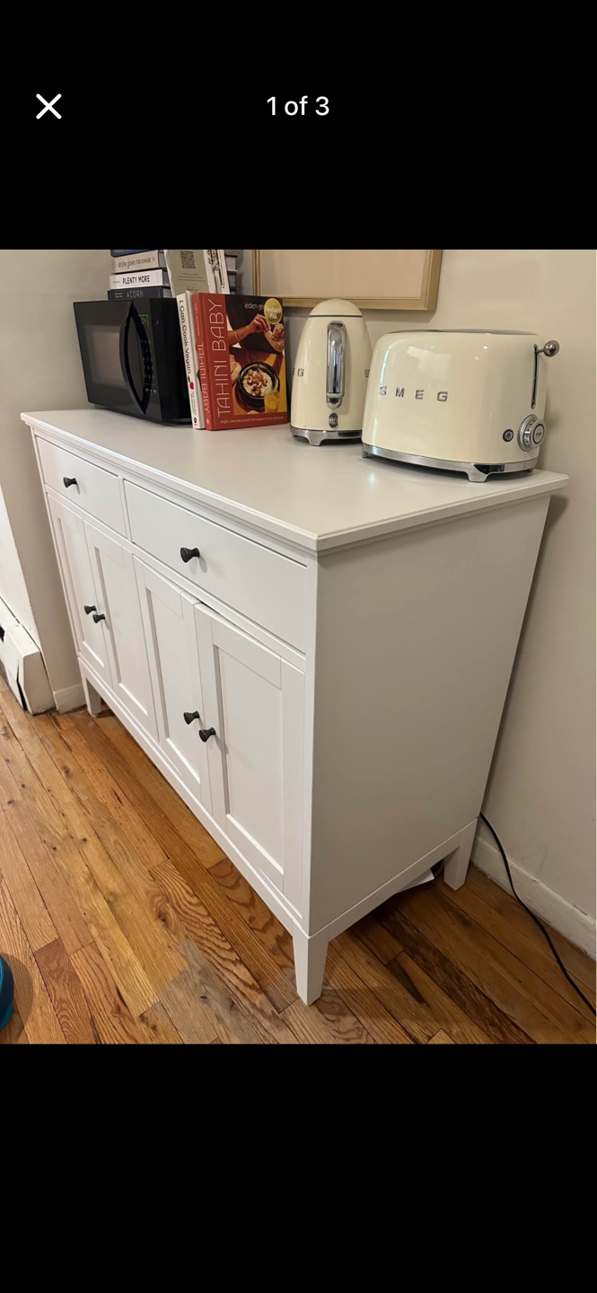 White sideboard IKEA Danas - photo 2
