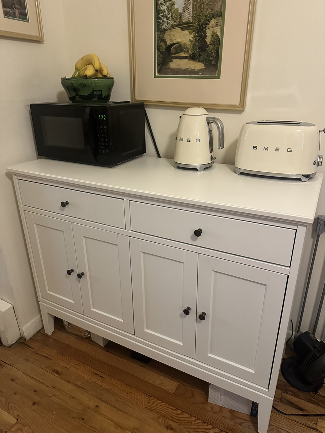 White sideboard IKEA Danas