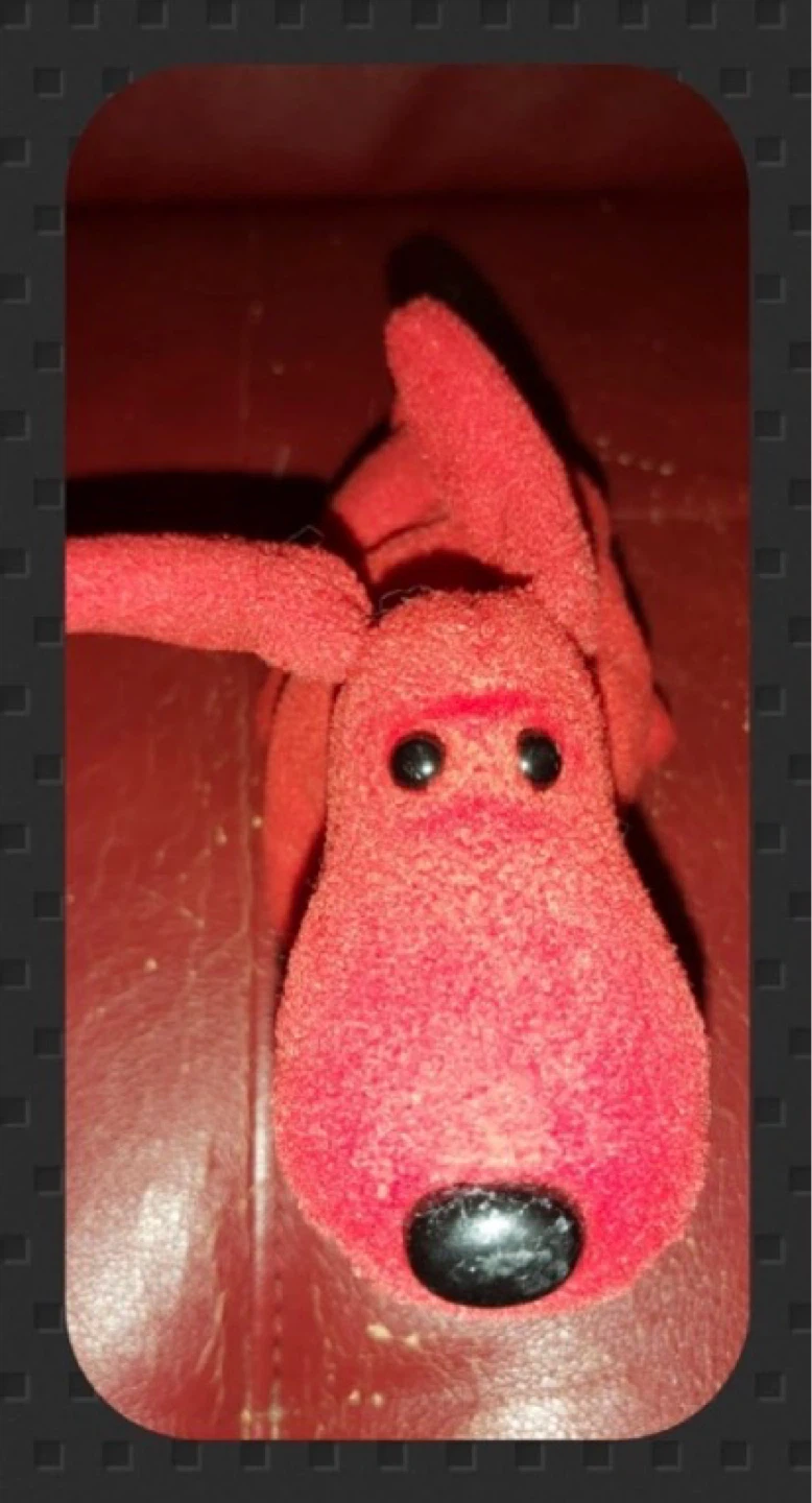 Red Dog Plush Toy