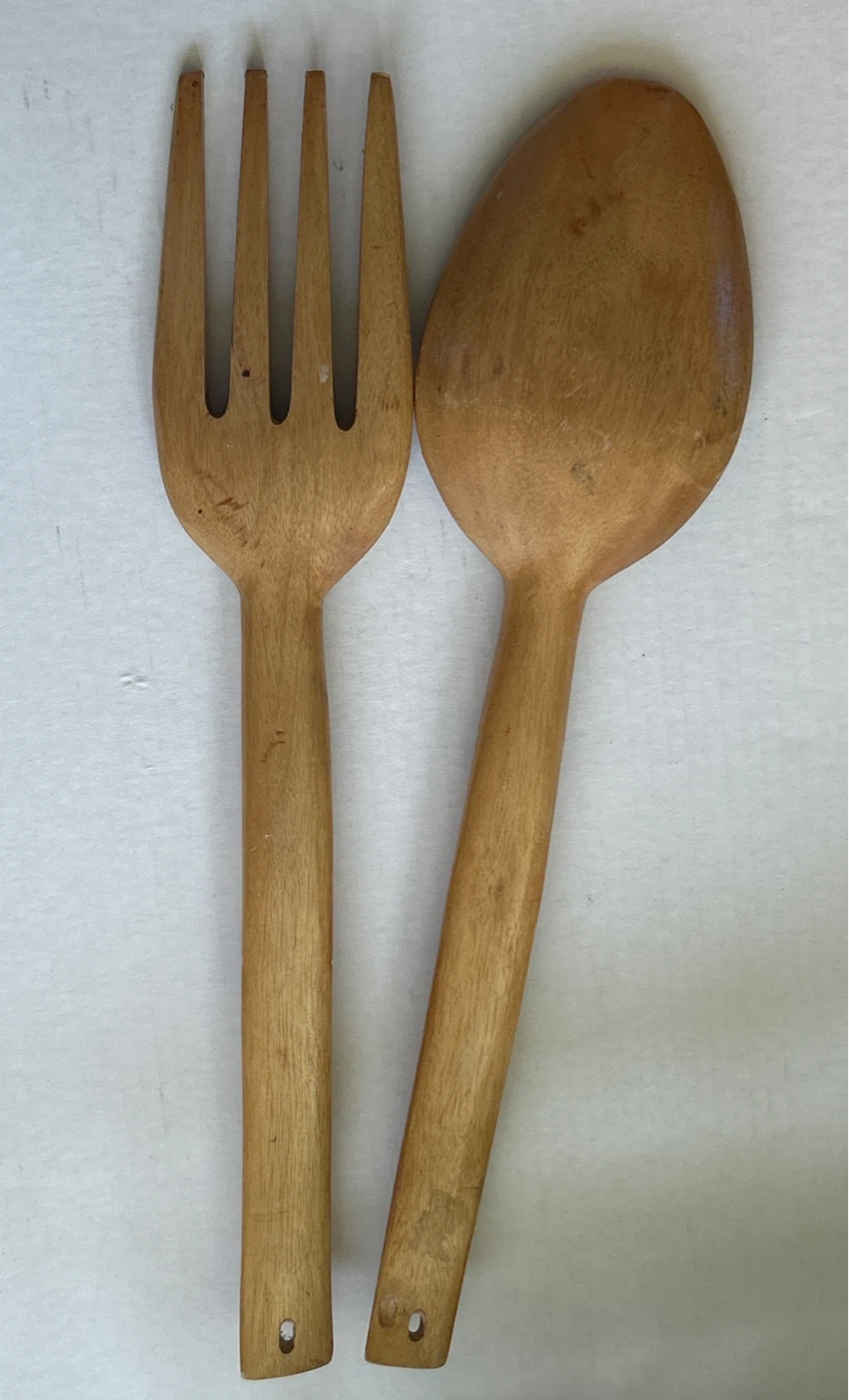 Wooden Wall Display Spoon & Fork - photo 2
