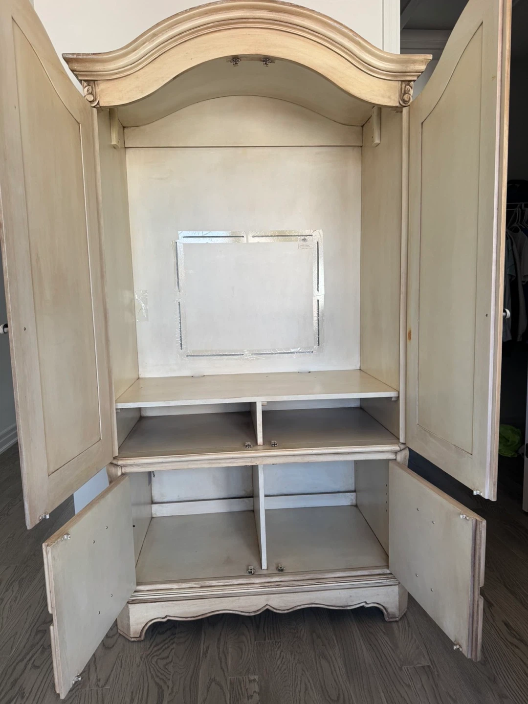 Vintage Style Armoire Wardrobe with Drawers - photo 5