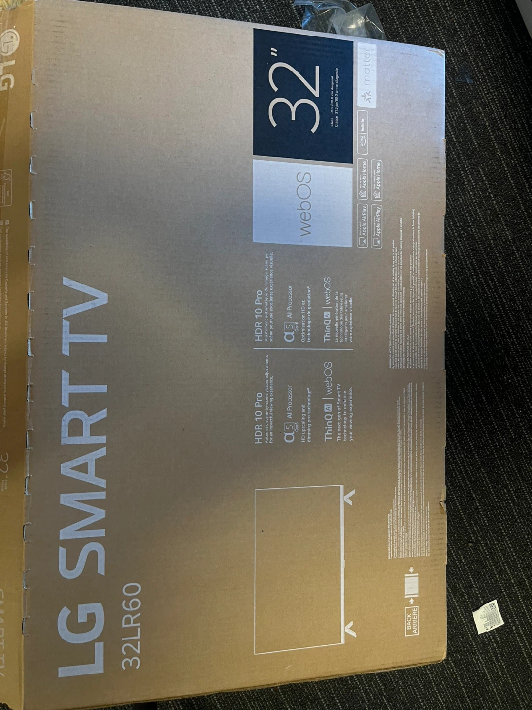 NEW LG 32" Smart TV 32LR60