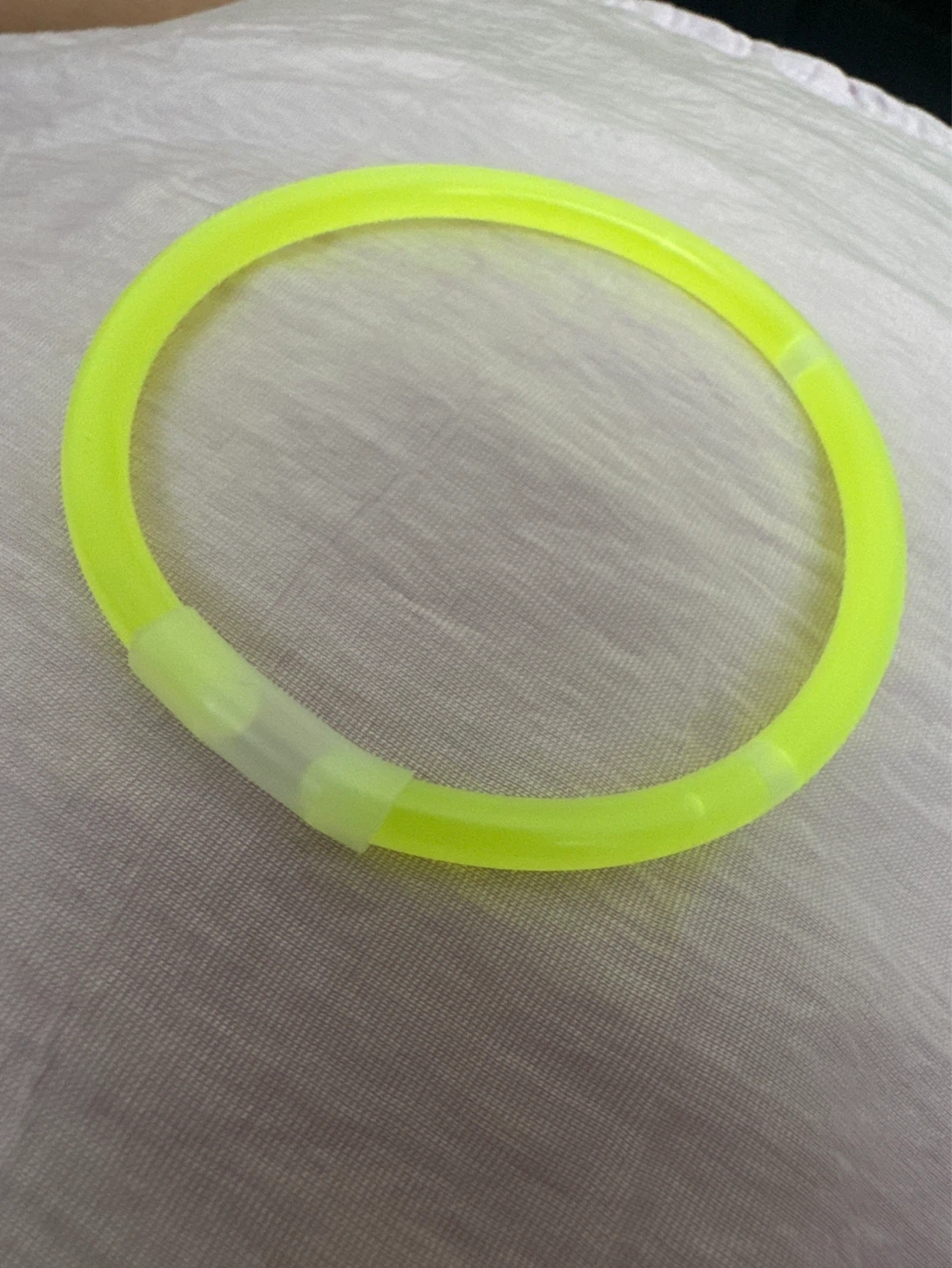 Yellow Glow Stick Necklace