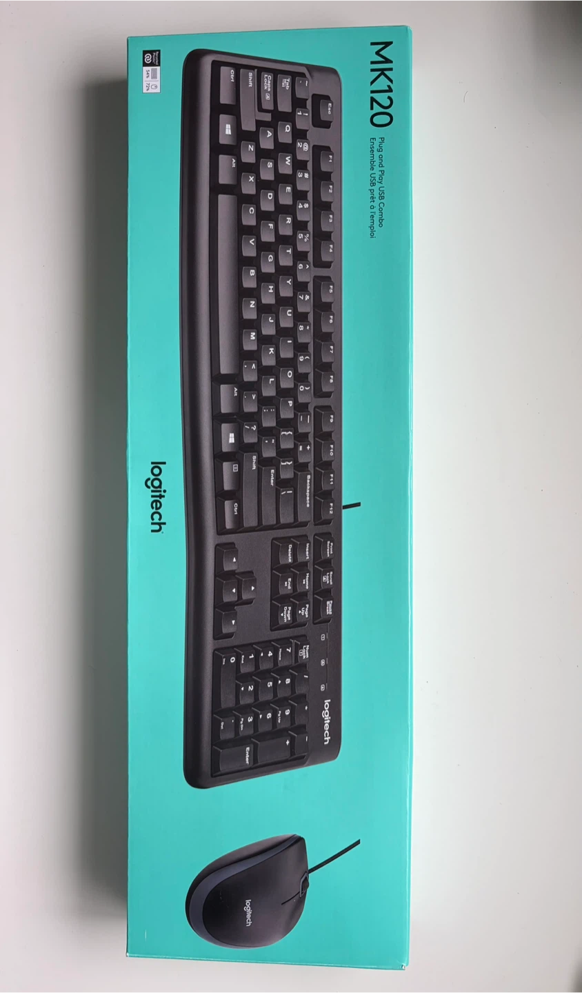 Logitech MK120 USB Keyboard and Mouse Combo