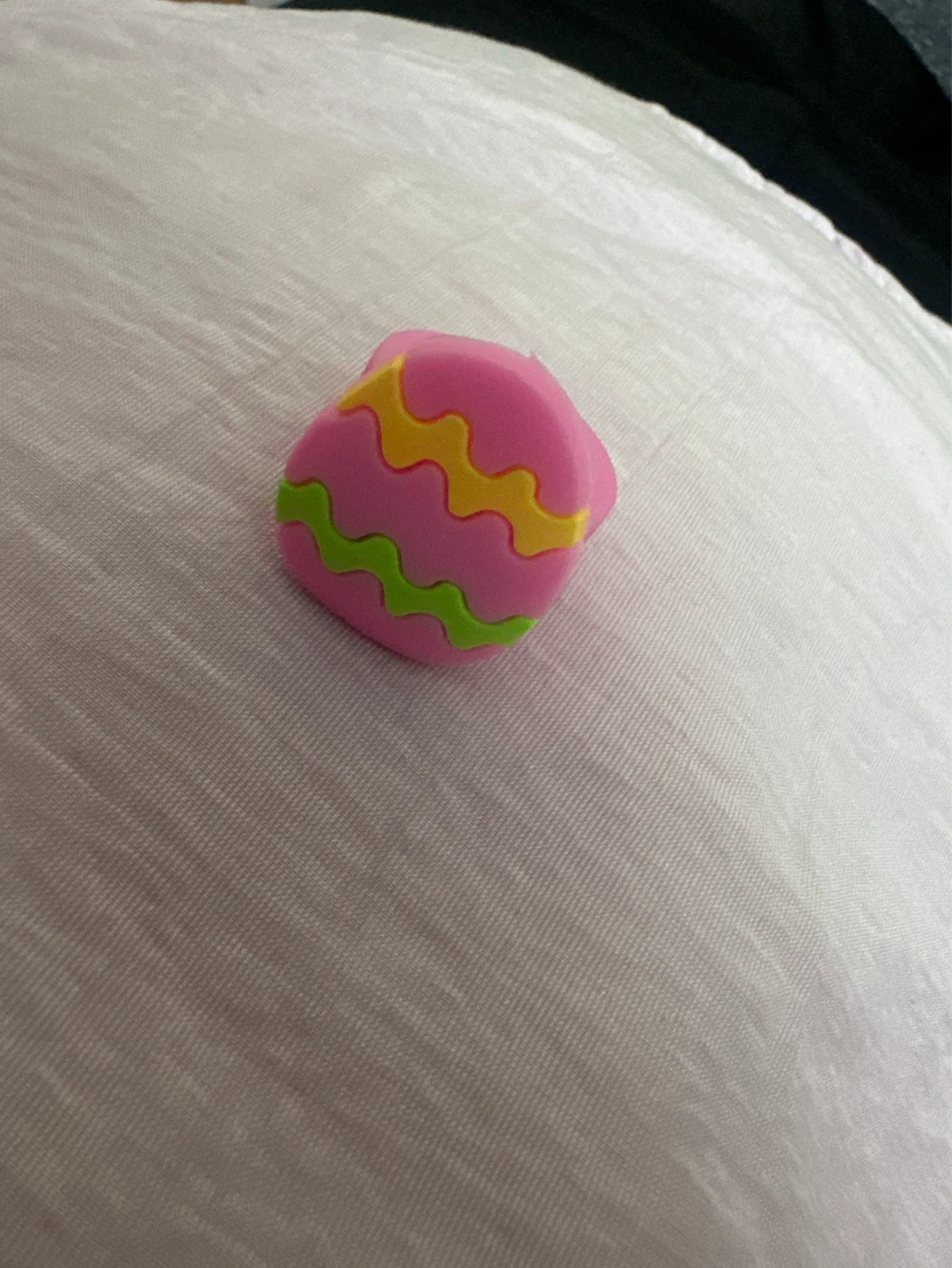 Pink Easter Egg Eraser