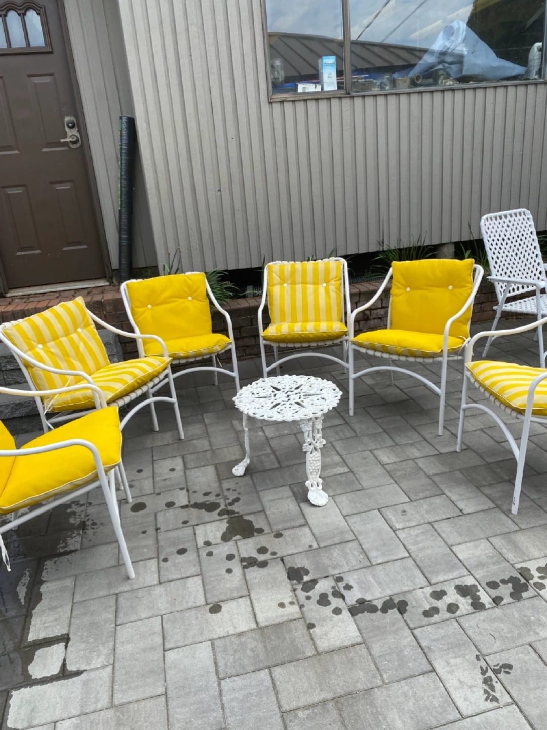 Patio Furniture Set - 6 Chairs with Sunbrella cushions - photo 2