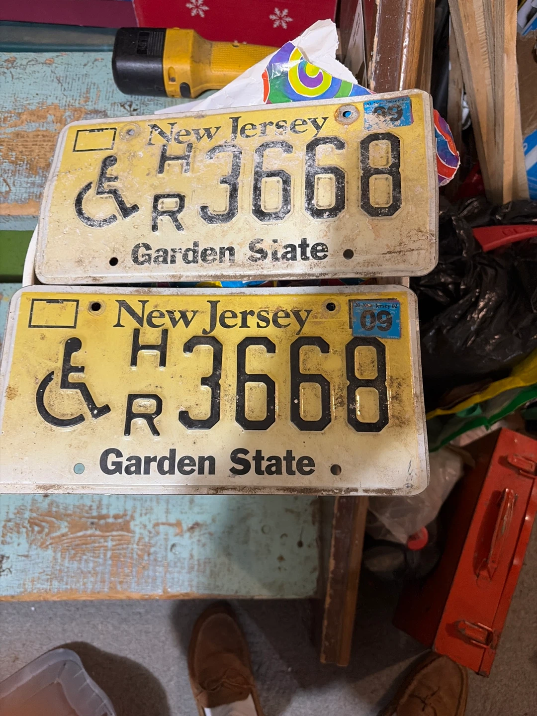 New Jersey Garden State License Plates HR3668