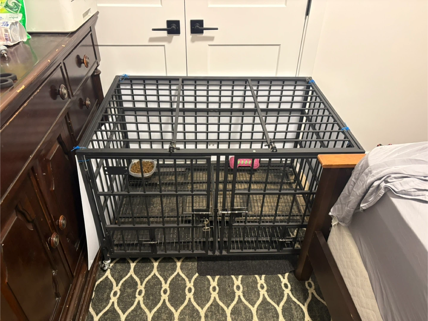 Large Metal Dog Crate Cage