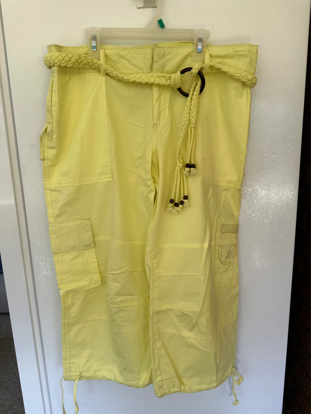 Yellow Cargo Pants Size 10