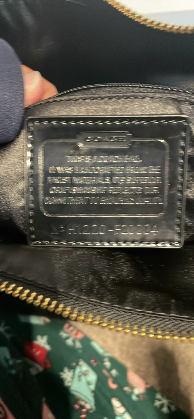 Coach Black Patent Leather Tote Bag - photo 3