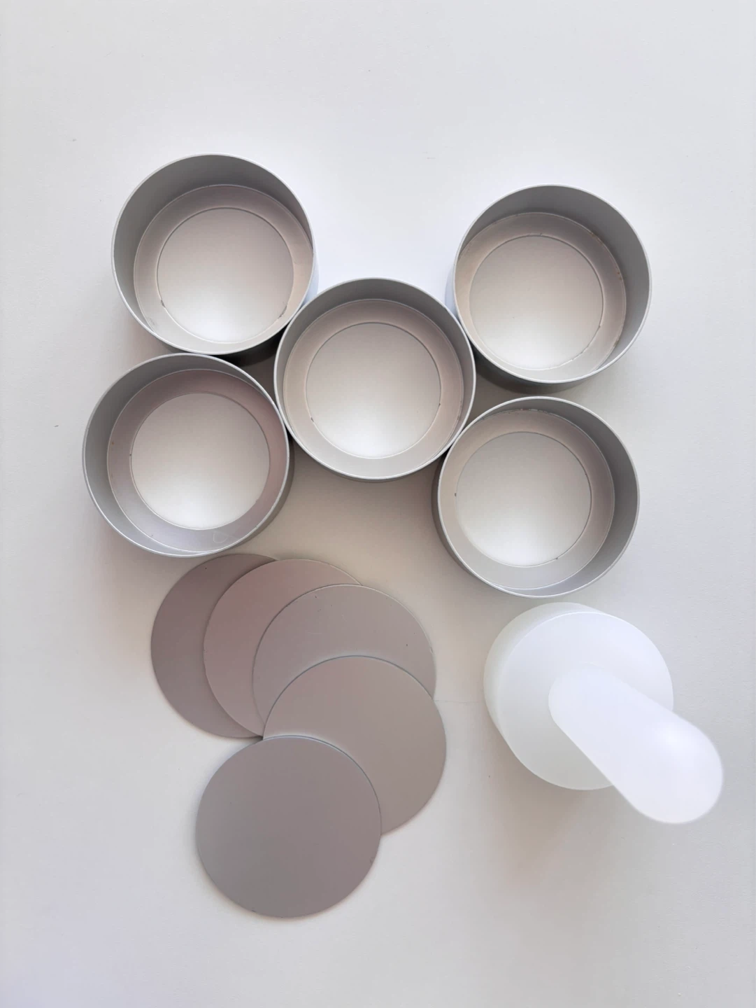French Tart Mold Set (5 Rings + 1 Tamper Tool) - photo 5