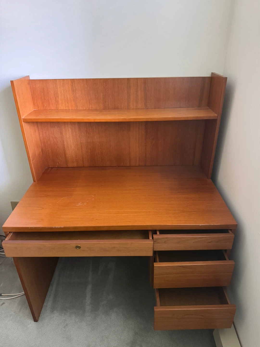 Desk with Hutch and Drawers - photo 2