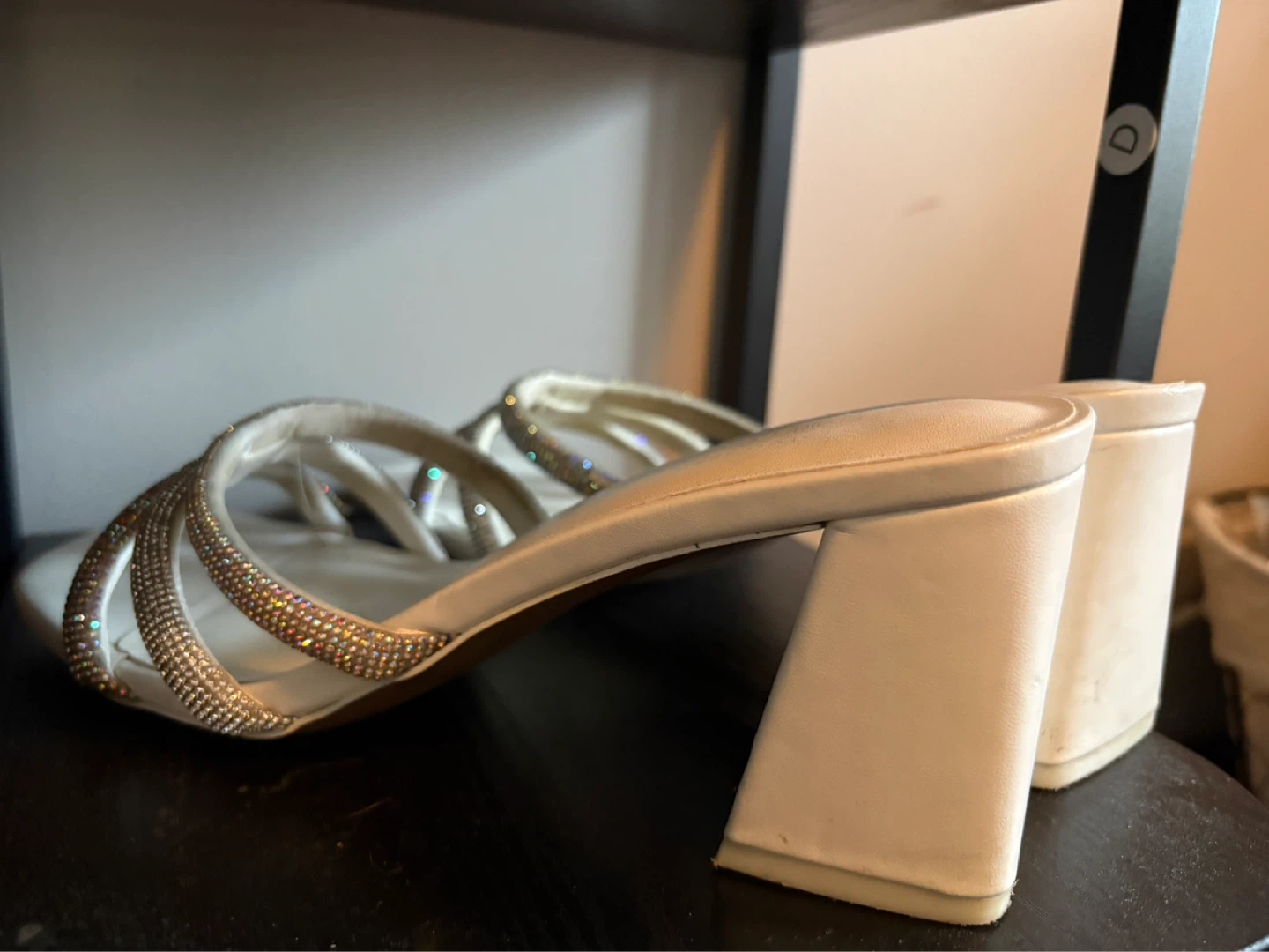 White Block Heel - photo 2