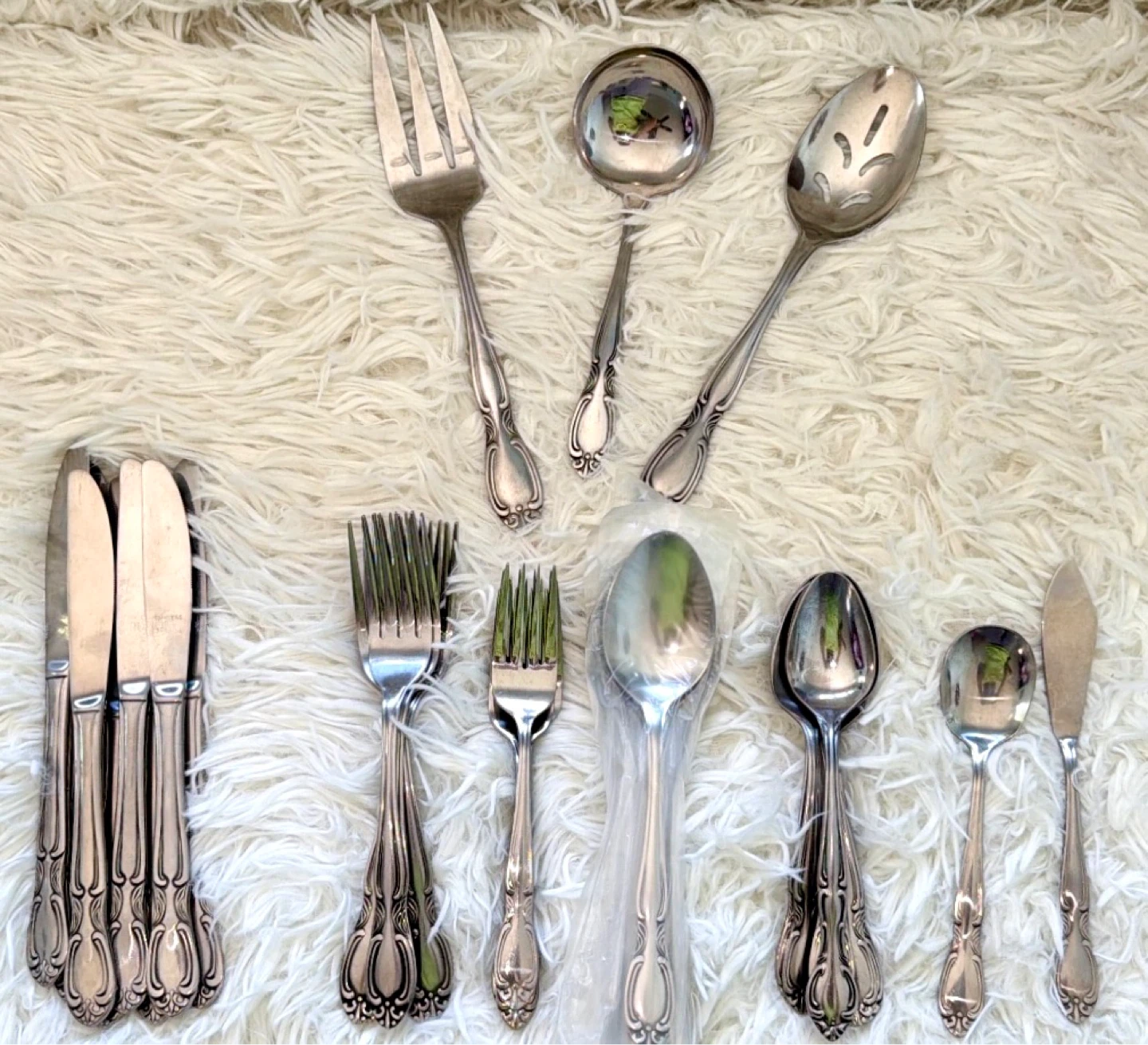 Stainless Steel Flatware Set-Korea-51 Piece Set