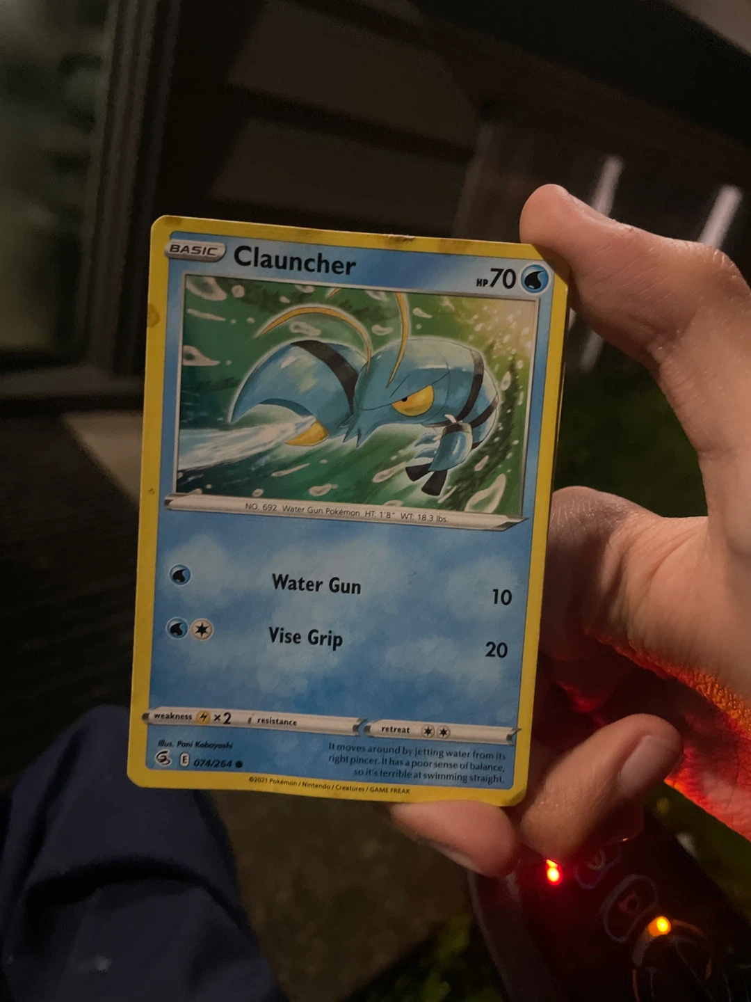 Pokemon Clauncher Trading Card