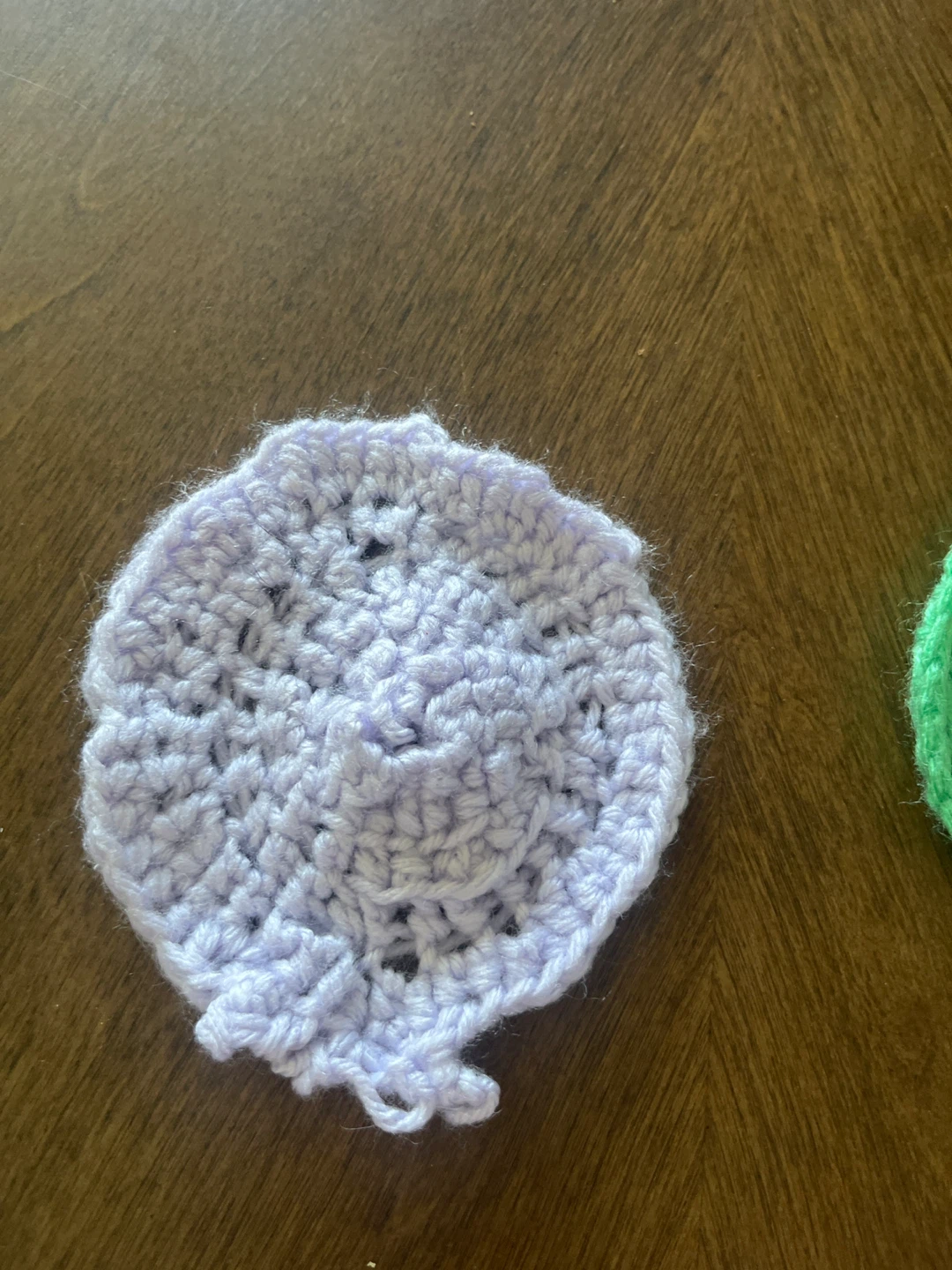 Hand-crocheted coasters