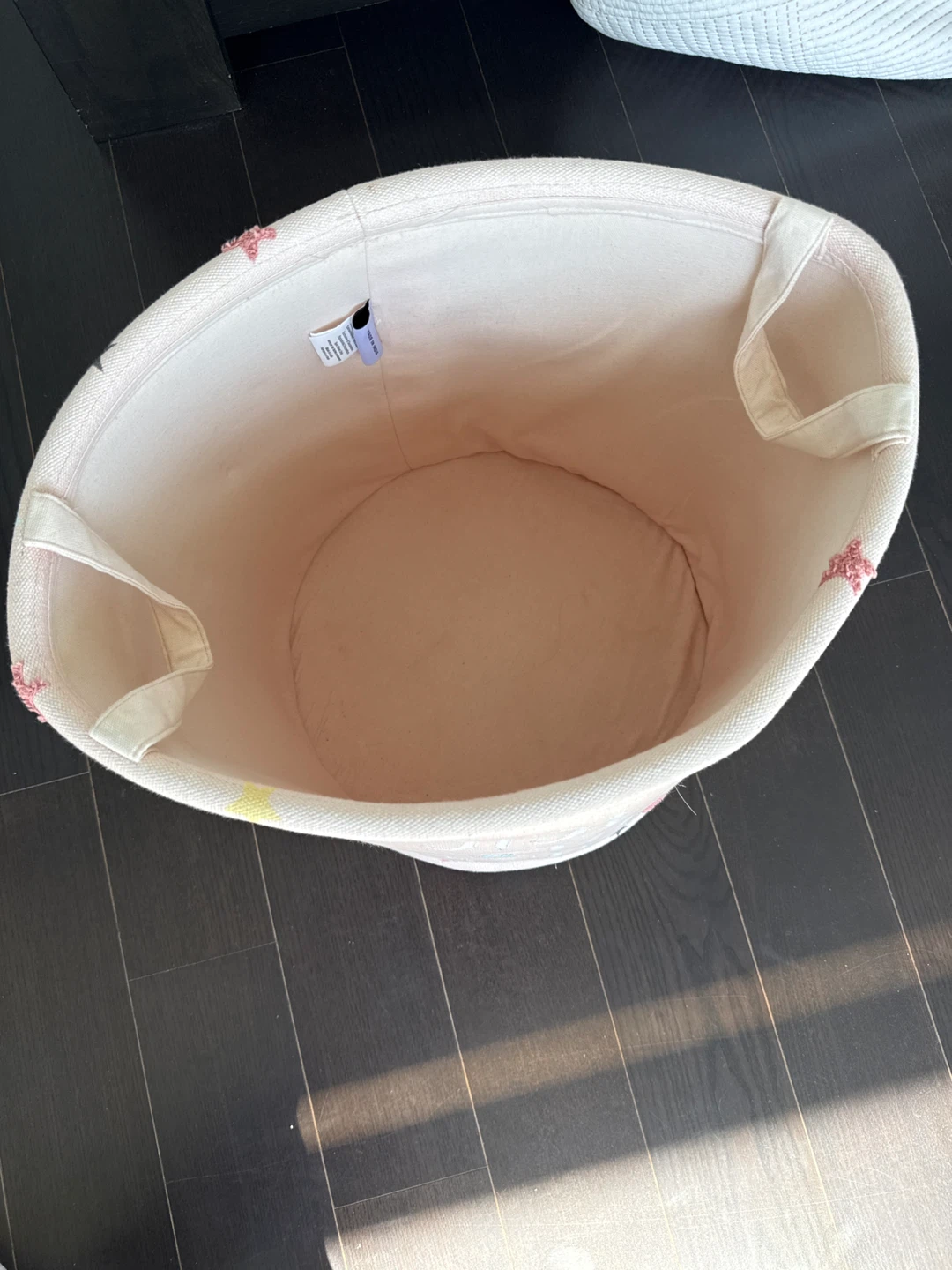 Storage Basket with "Believe in Magic" Text