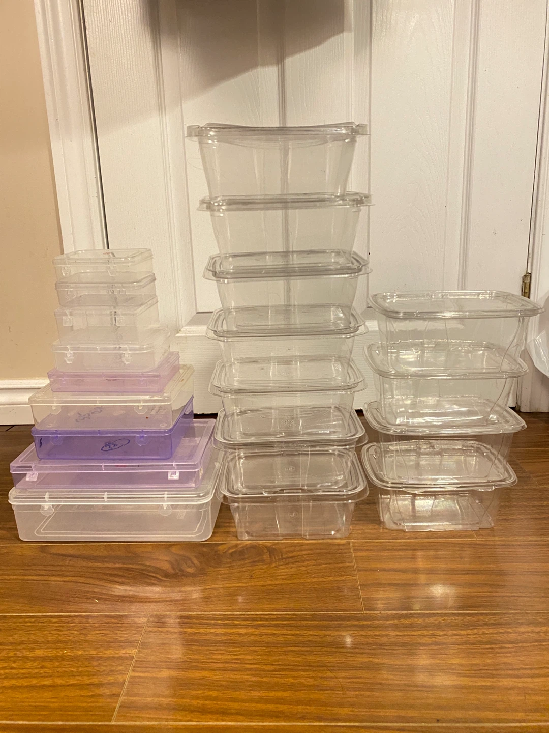 Assorted 20 Plastic Storage Containers