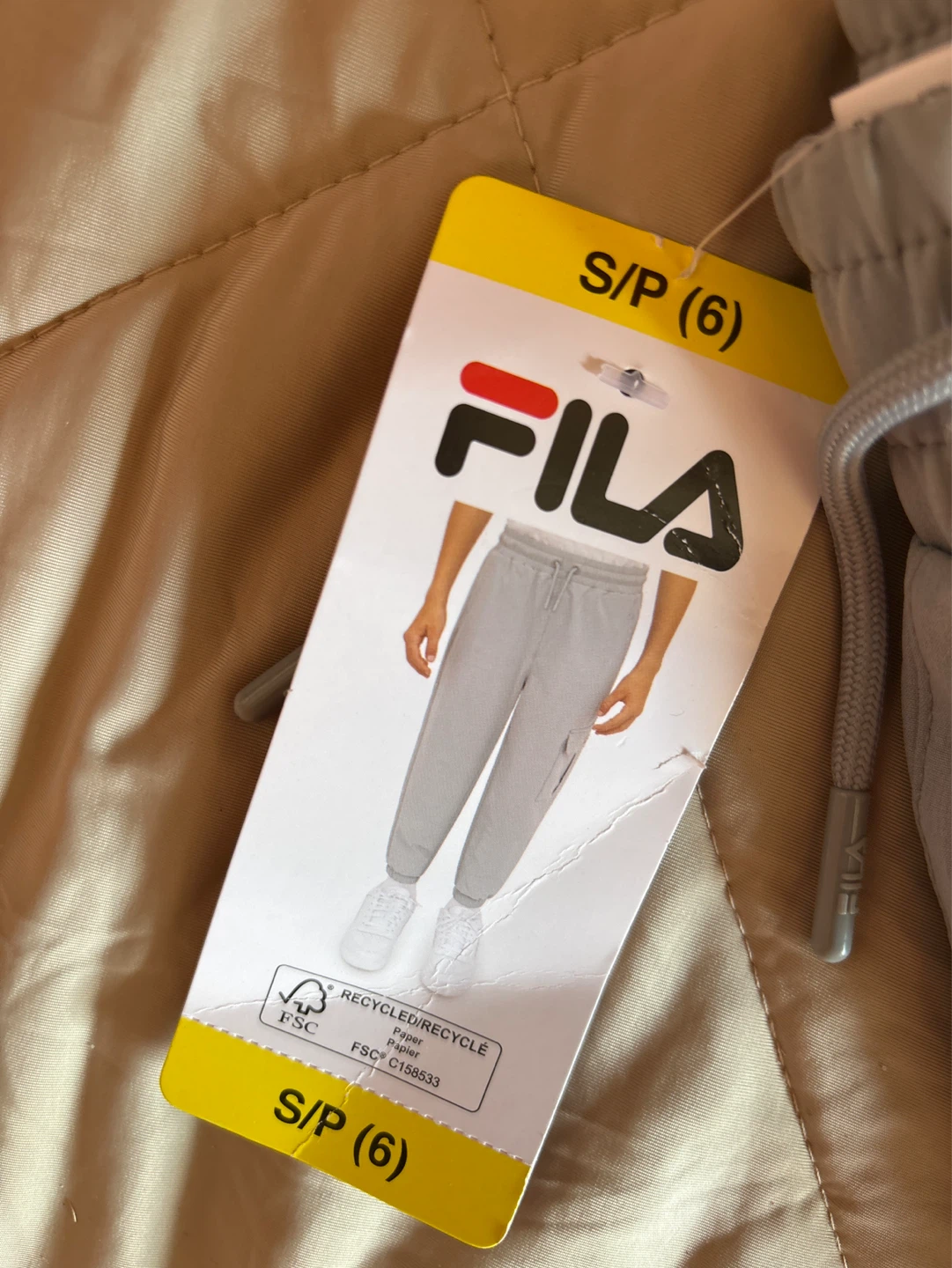 Boys Fila Grey Jogger Pants - S/P (6) - photo 2