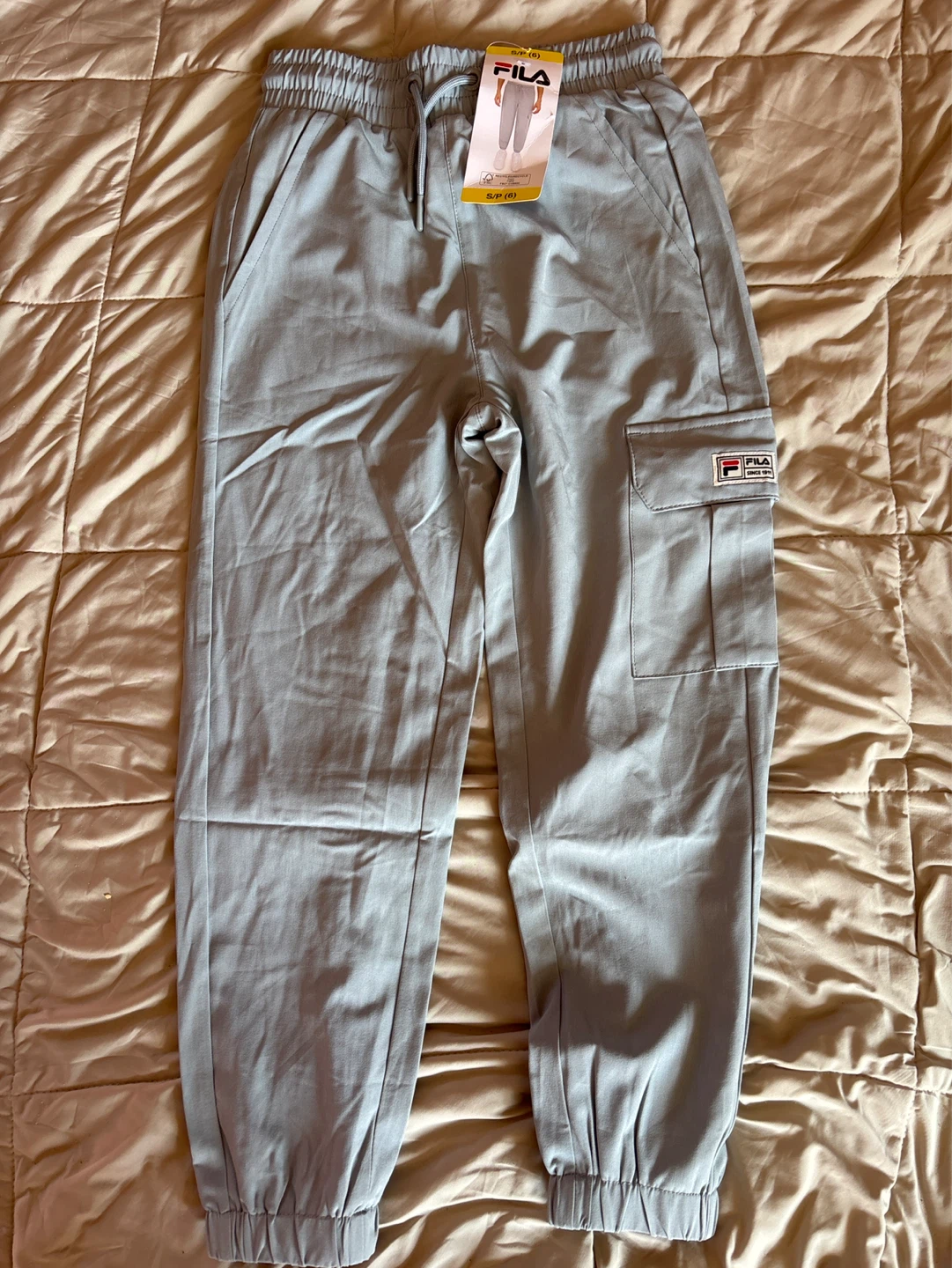 Boys Fila Grey Jogger Pants - S/P (6) - photo 3