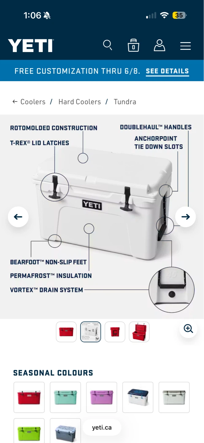 Yeti Tundra 45 Hard Cooler - photo 5