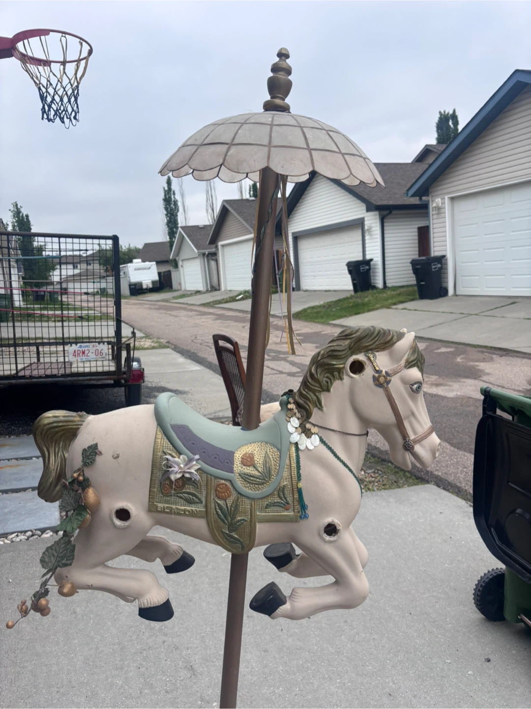 Vintage Carousel Horse Decoration - photo 4