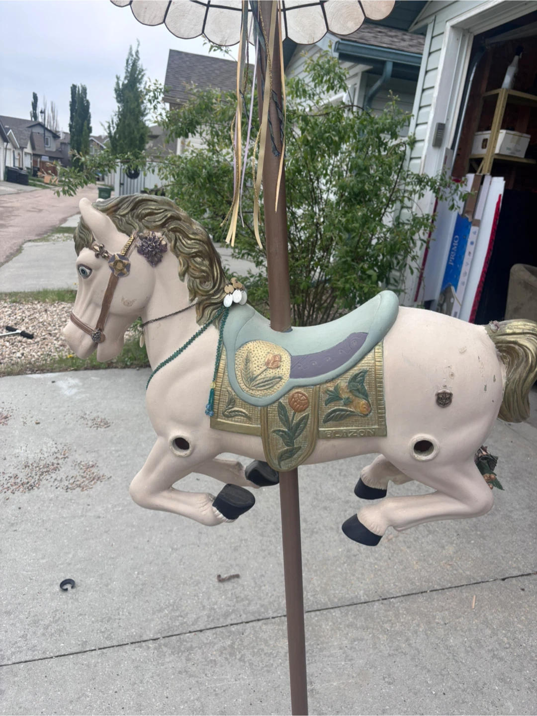 Vintage Carousel Horse Decoration - photo 2
