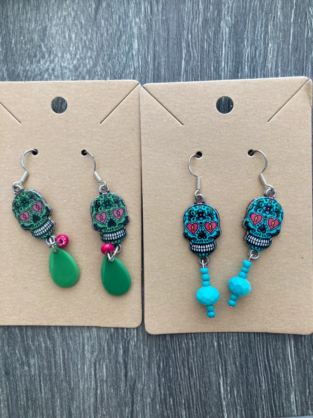 Sugar Skull Earrings (Pair A & Pair B)