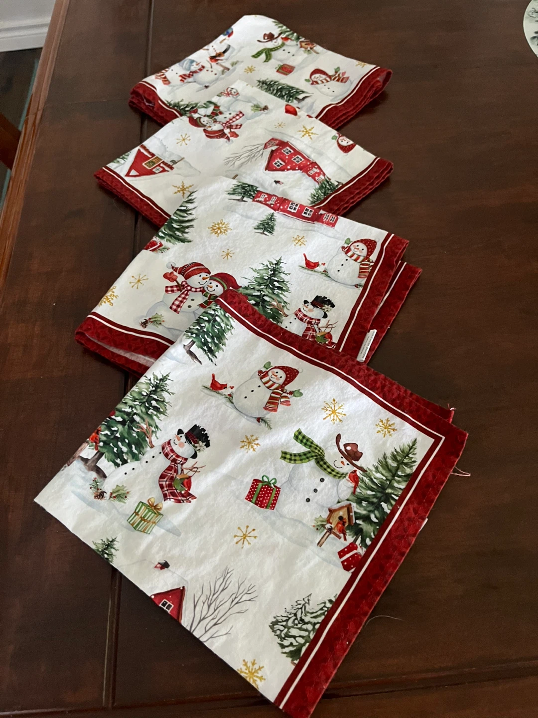 Arquiel Snowman Christmas Napkins