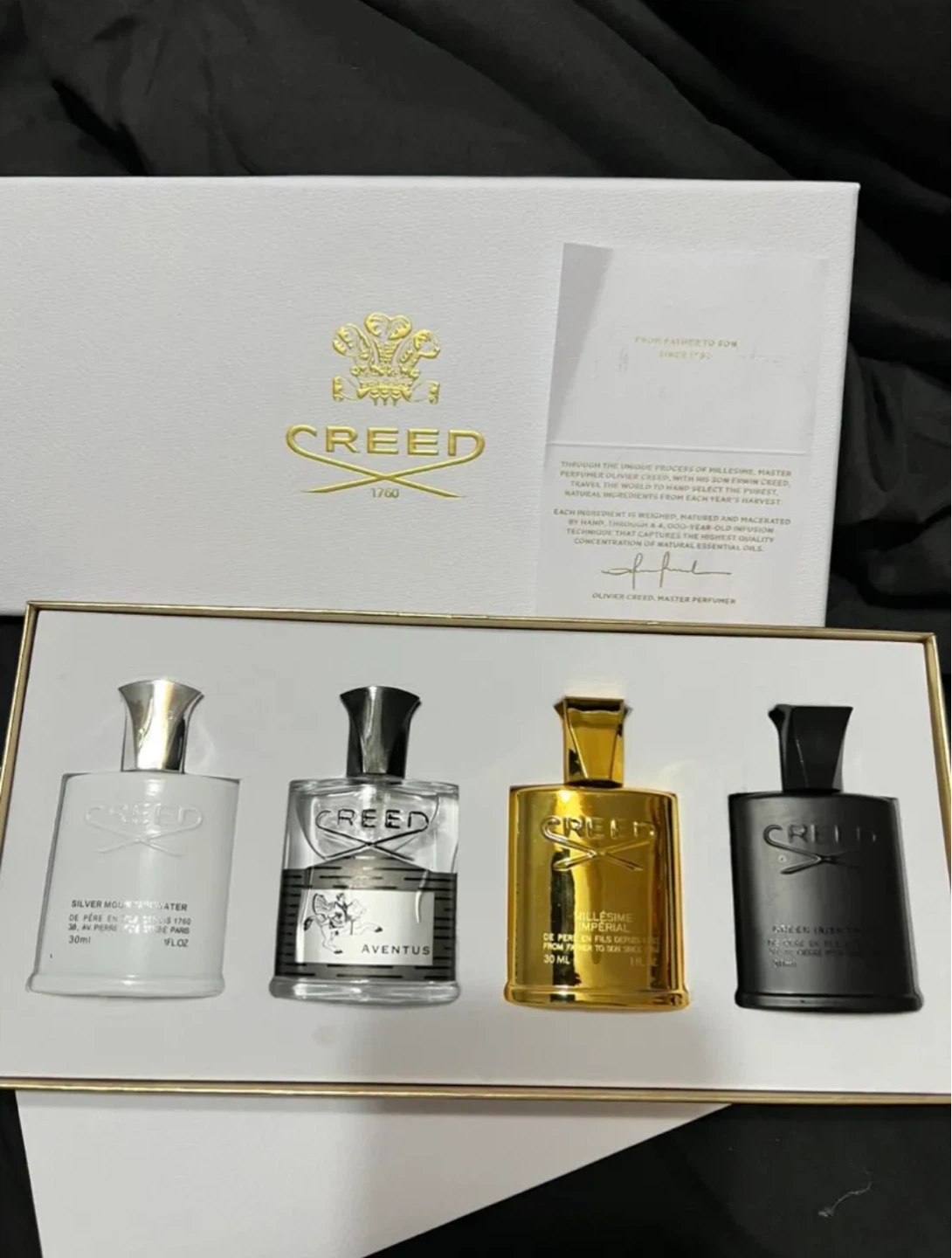 Creed Perfume Set 4x30ml