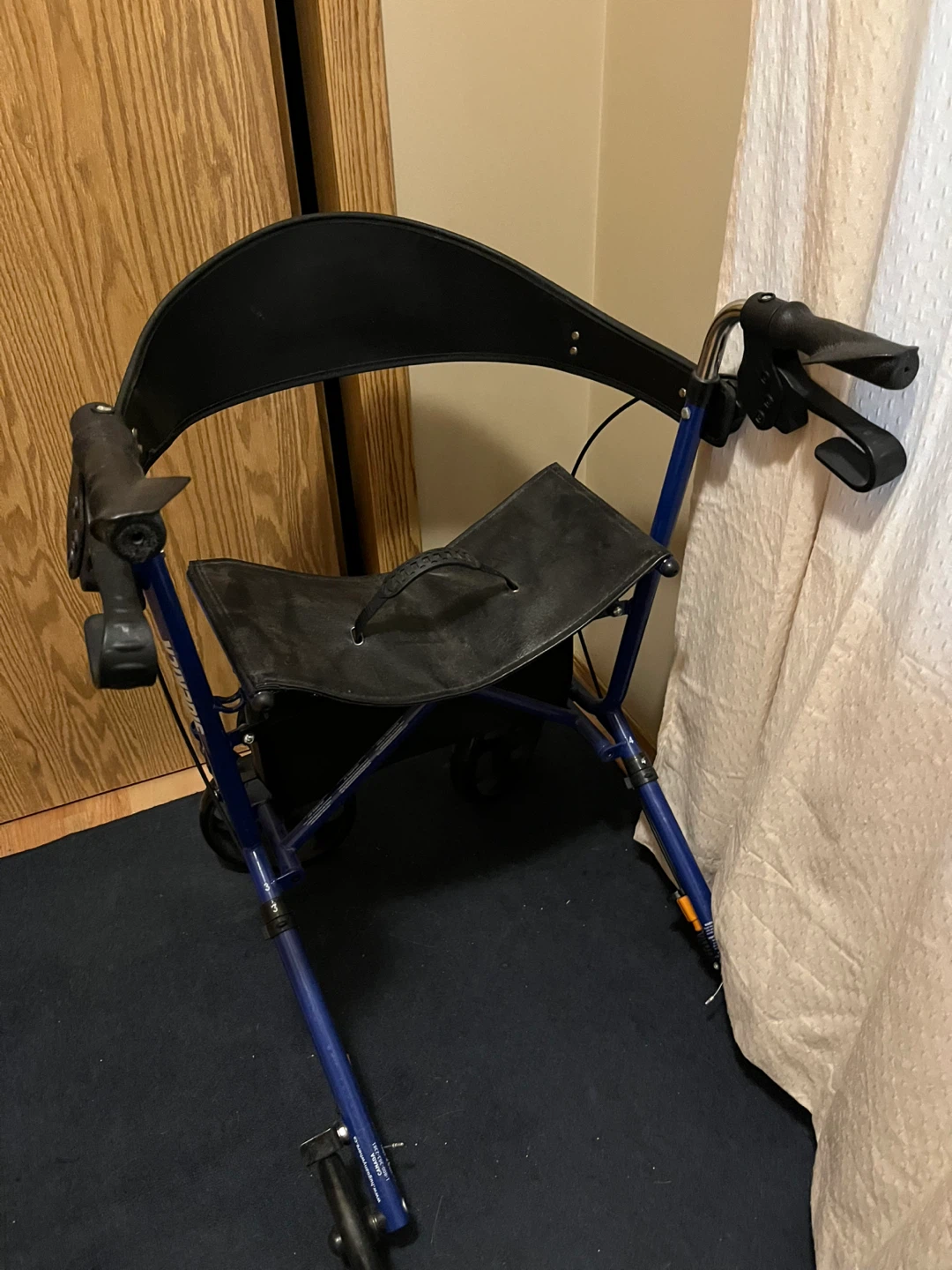 Blue Walker with Seat