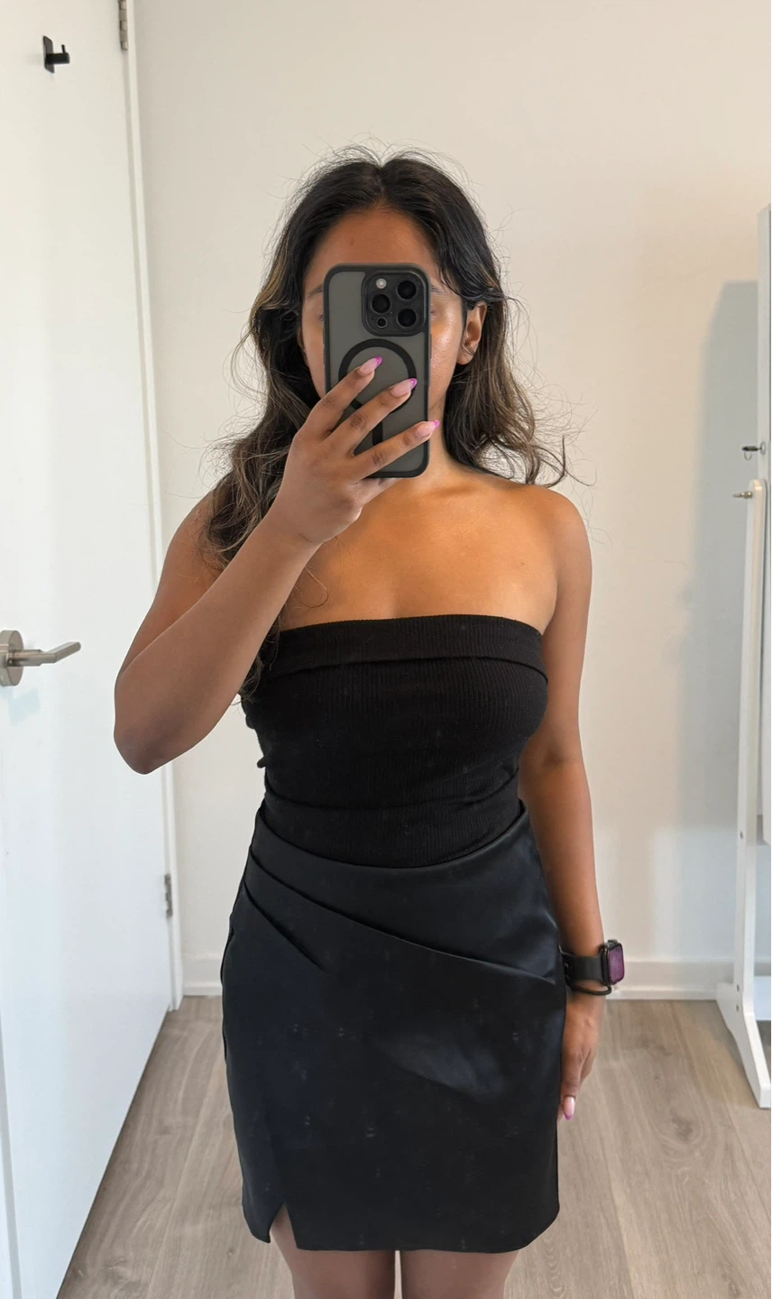 2 Aritzia Satin Skirt