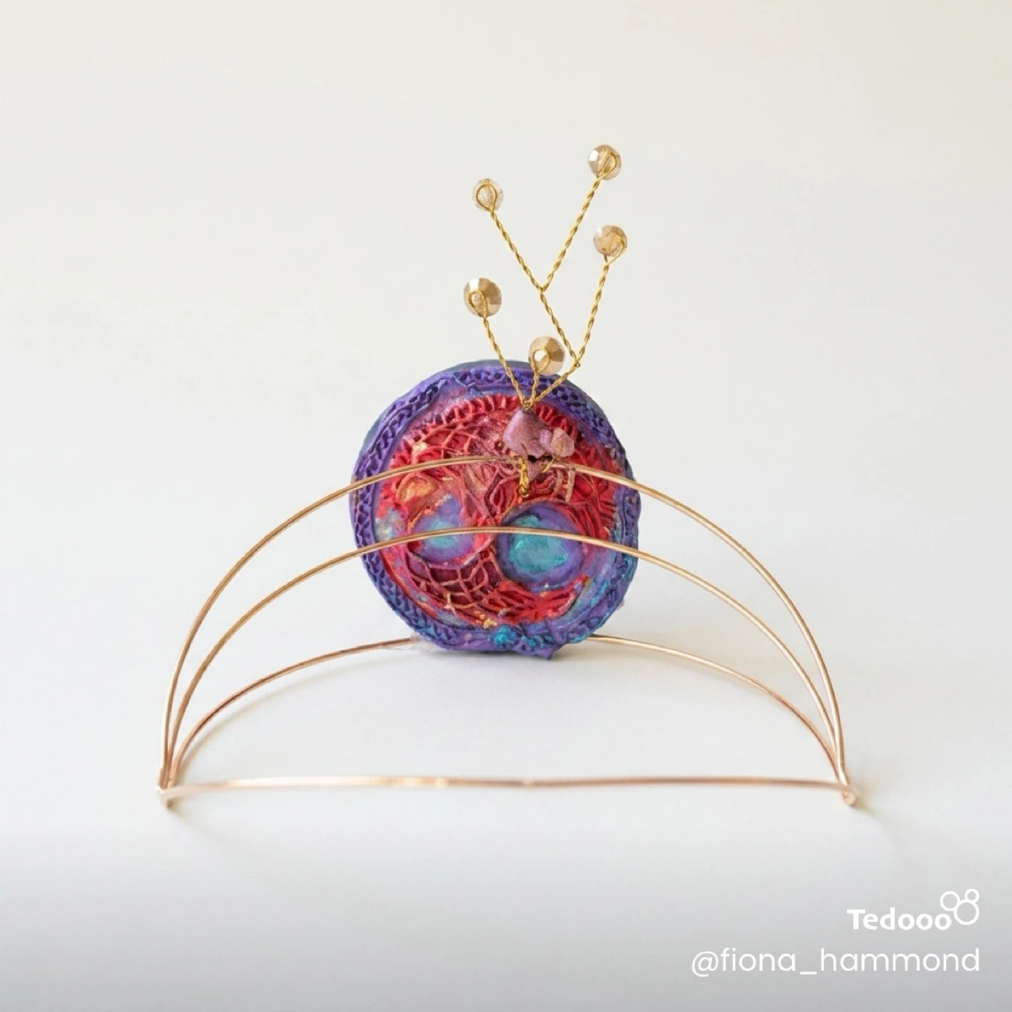 Handmade Purple Cat Tiara