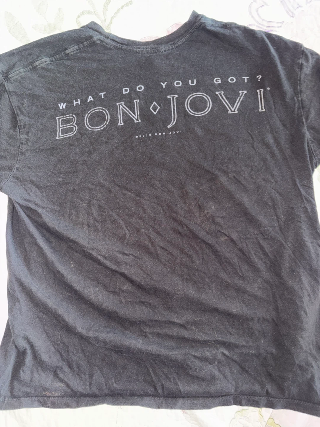 Bon Jovi "What Do You Got?" T-Shirt 2010 - photo 3