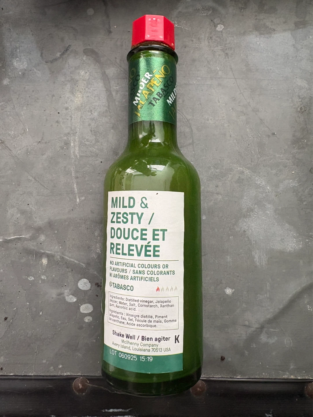 Tabasco Mild & Zesty Jalapeño Sauce