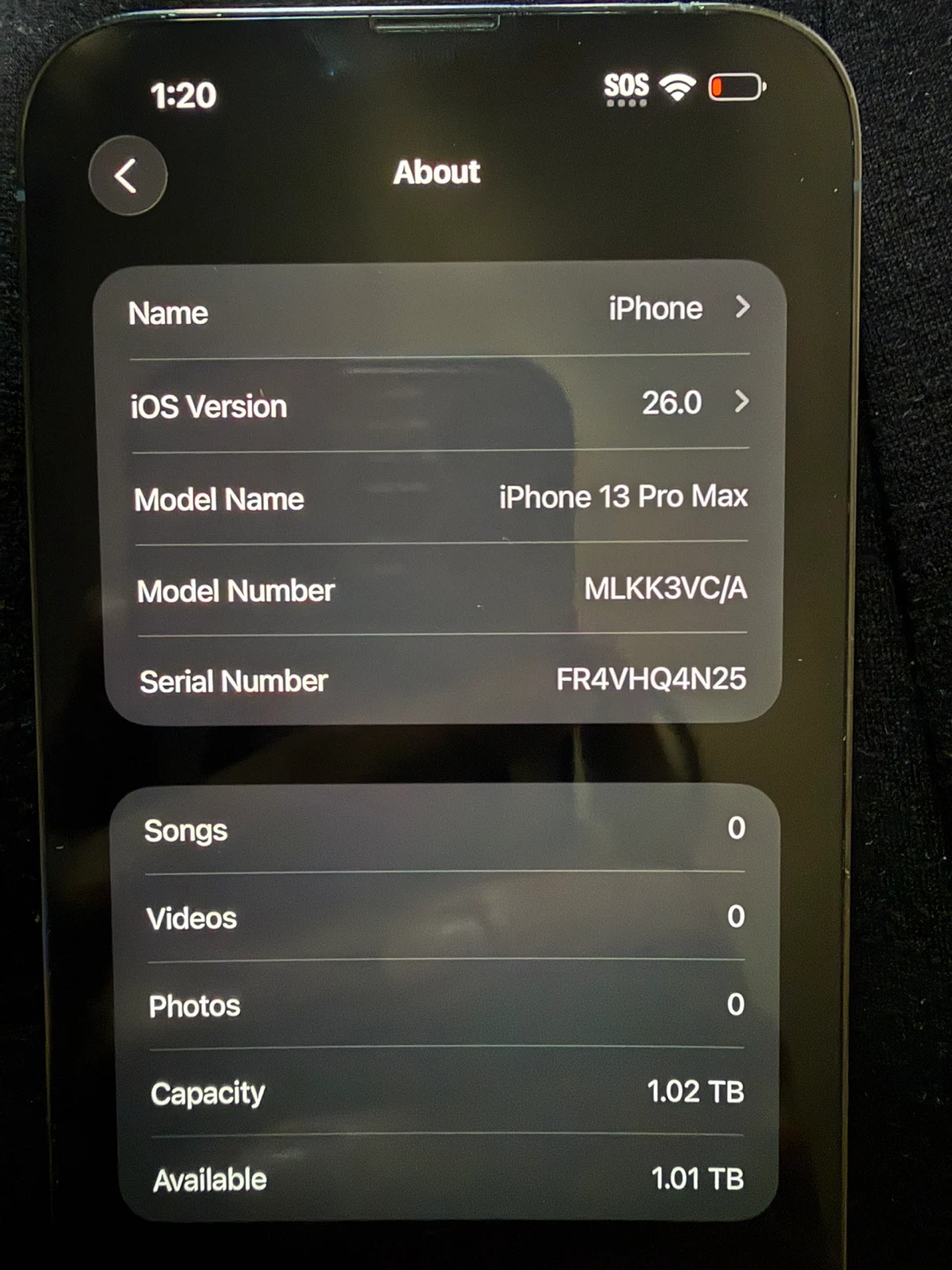 Unlocked Apple iPhone 13 Pro Max 1TB 83% BH Excellent - photo 4