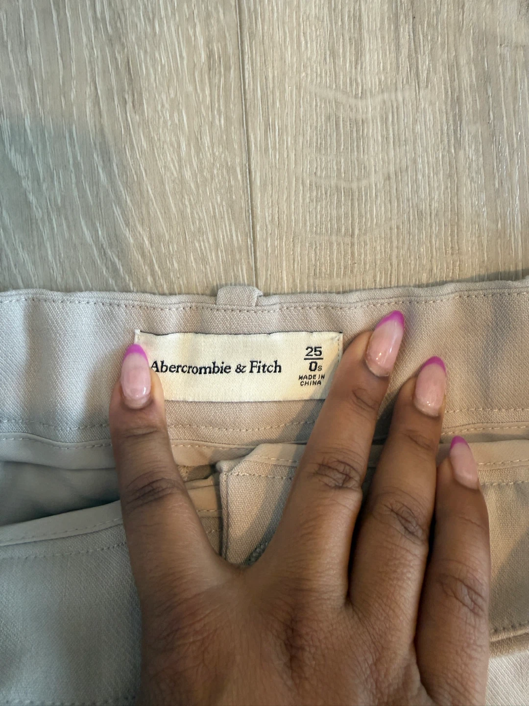 Abercrombie & Fitch Beige Tailored Pants - photo 3