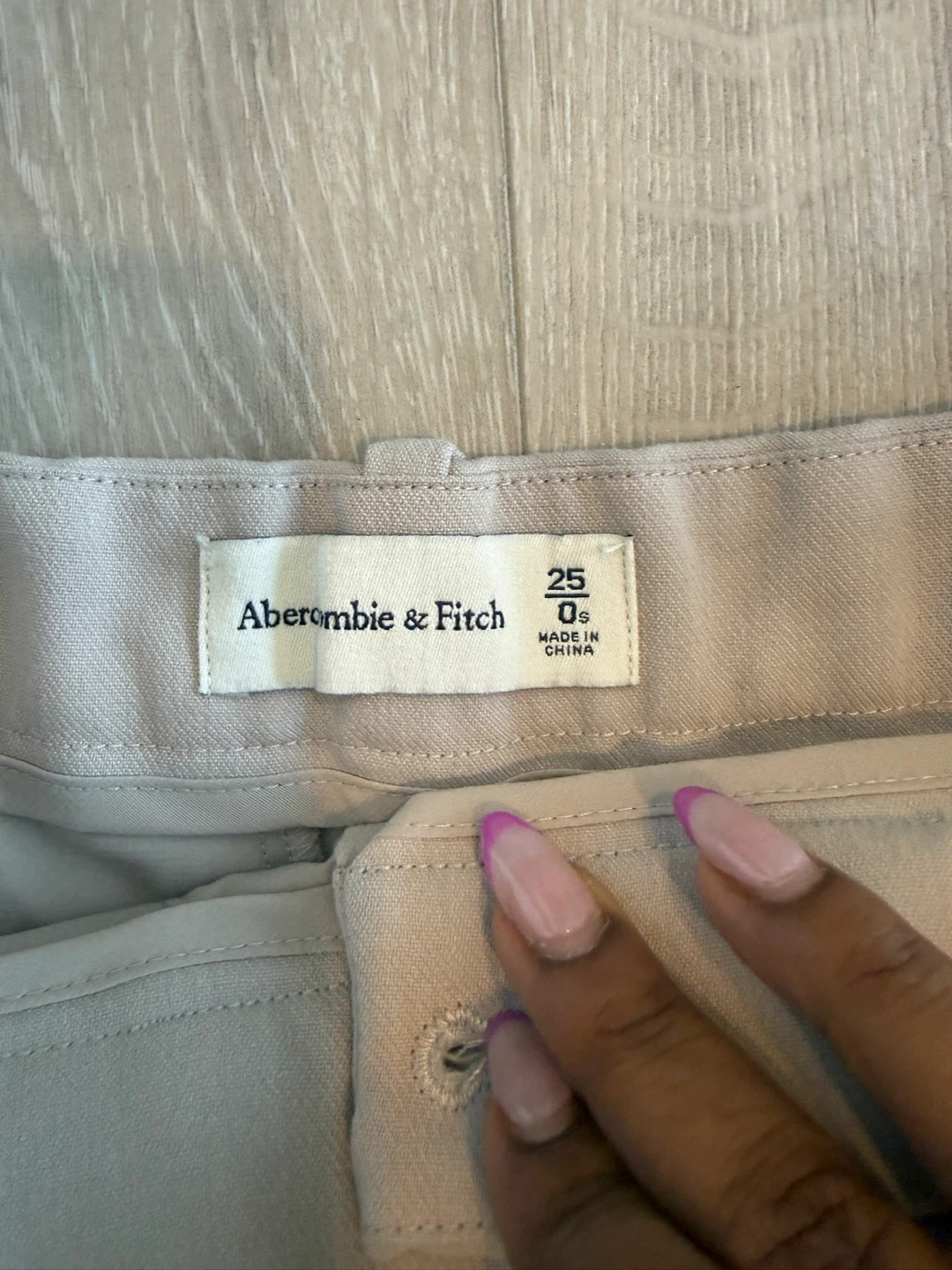 Abercrombie & Fitch Beige Tailored Pants - photo 4
