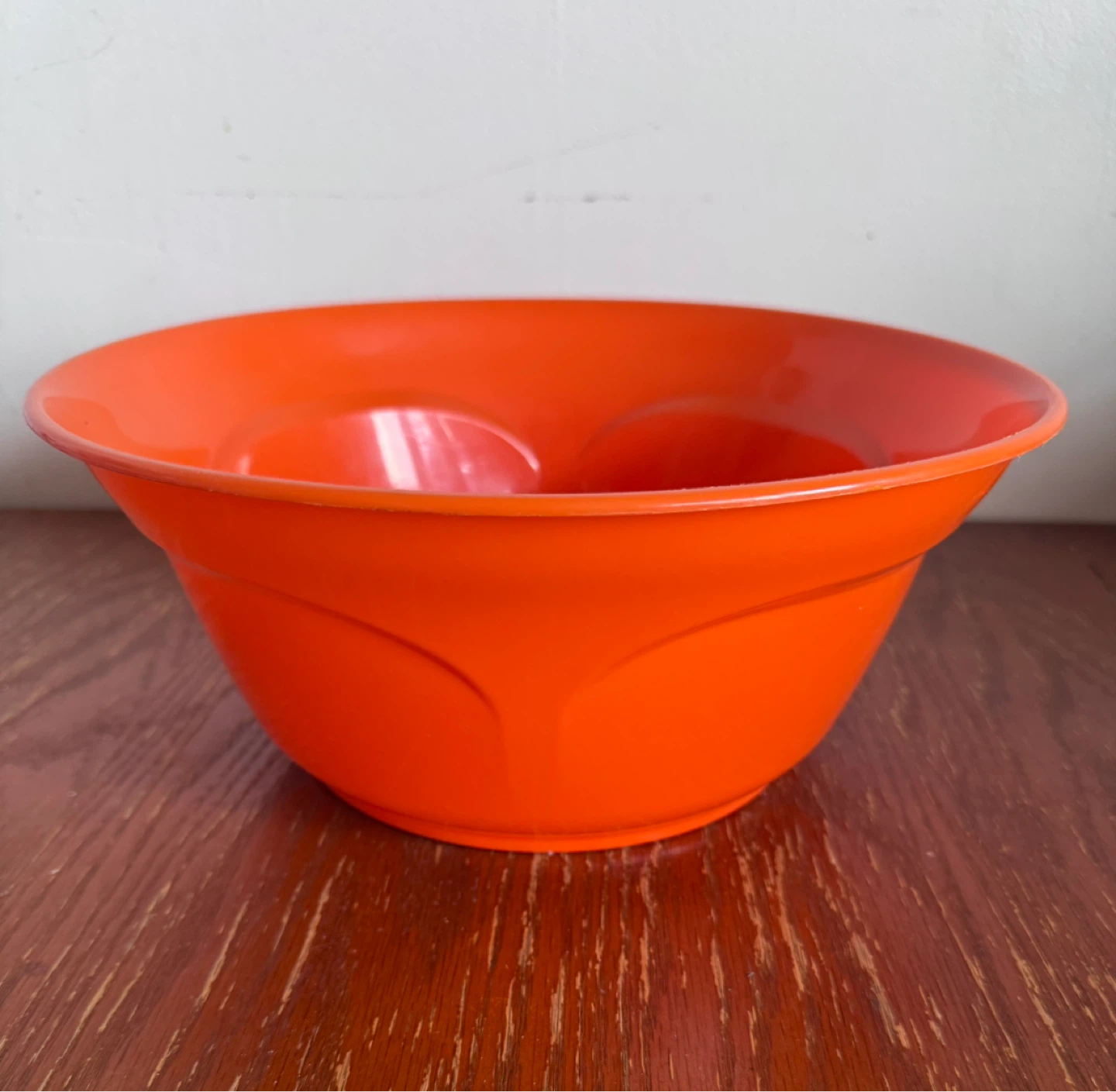 Orange Plastic Bowl