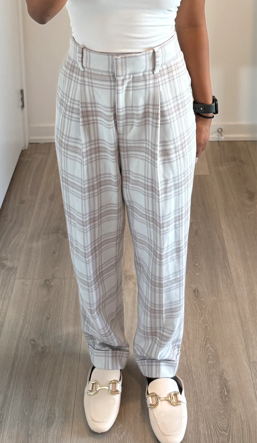 Wilfred Plaid Trousers Size 0