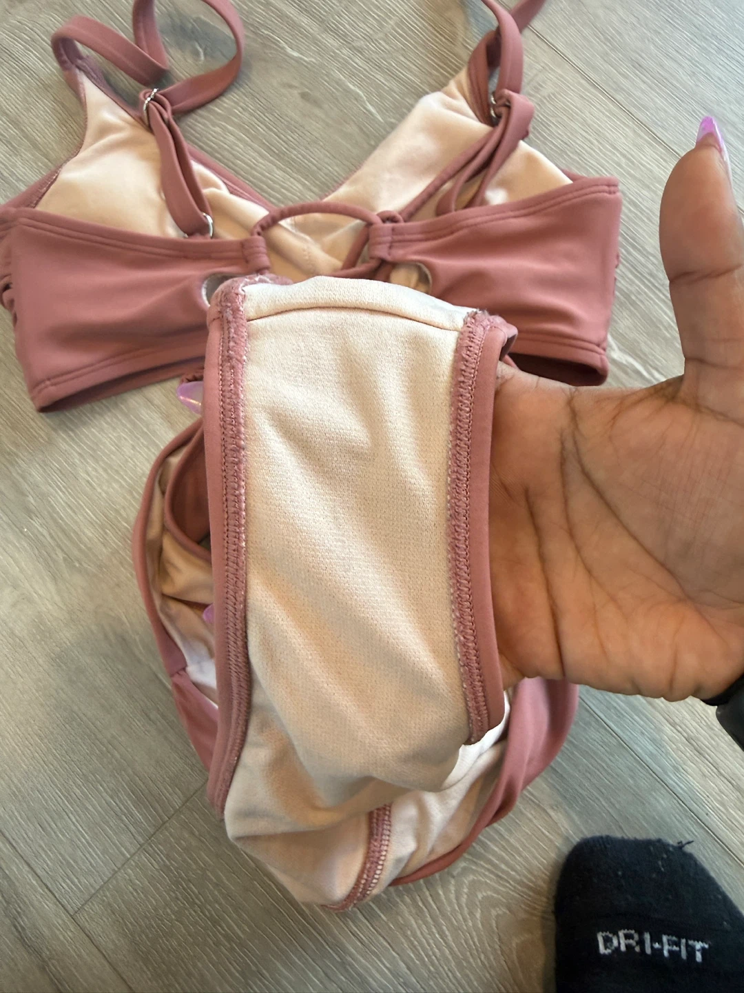 Cupshe Pink Ruched Bikini - XS - photo 4