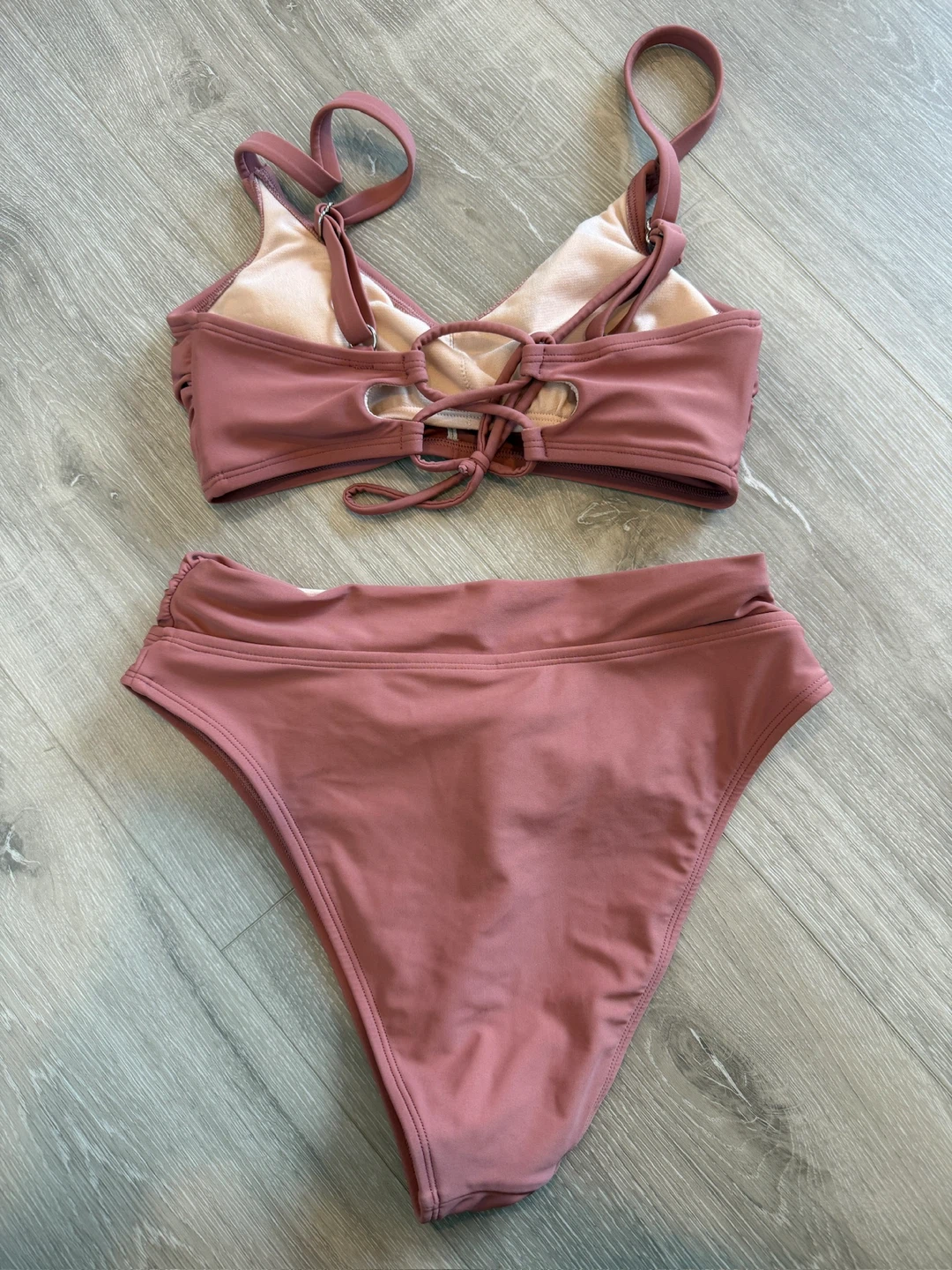 Cupshe Pink Ruched Bikini - XS - photo 2