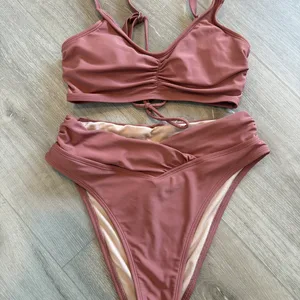 Cupshe Pink Ruched Bikini - XS